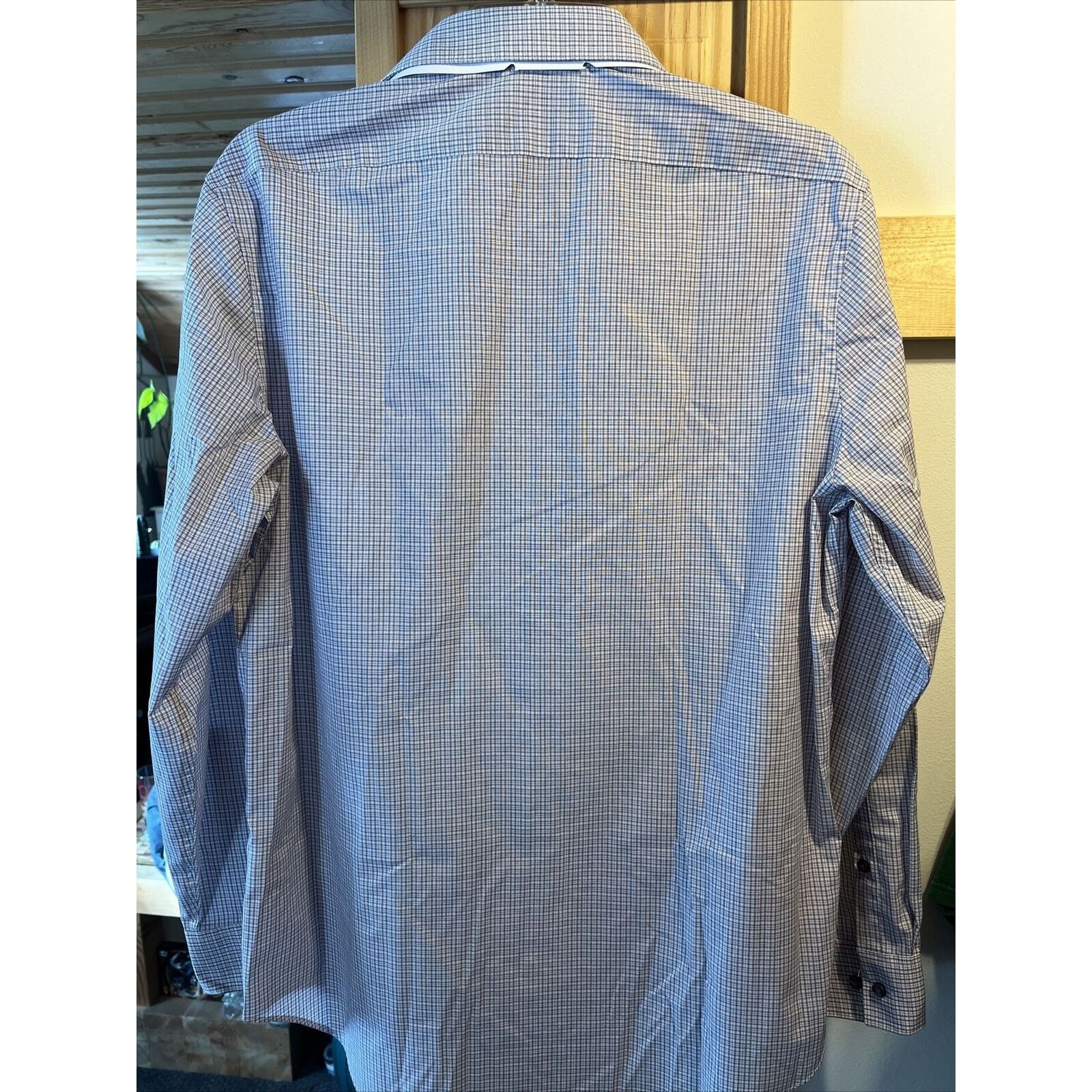 Calvin Klein Calvin Klein Men’s M 15-15.5 32-33 Brown Check Button Shirt Size US M / EU 48-50 / 2 - 13 Thumbnail