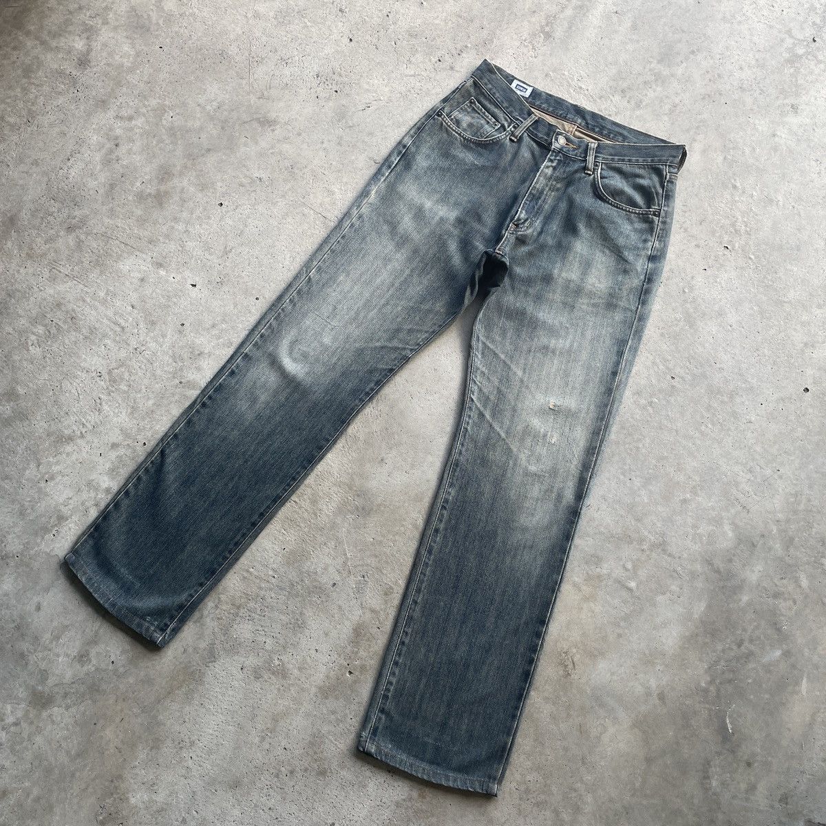 Japanese Brand Vintage Edwin 404 Japan Faded Denim Jeans Pants W31 Size US 31 - 2 Thumbnail