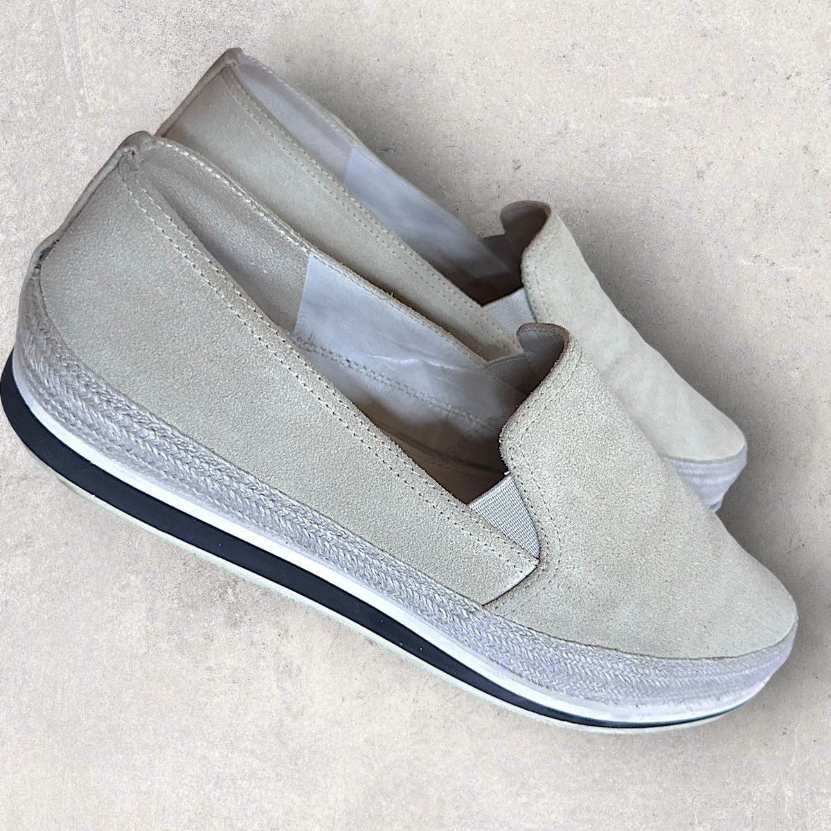 Prada Prada Suede Slip On Sneakers Size US 9 / IT 39 - 2 Thumbnail