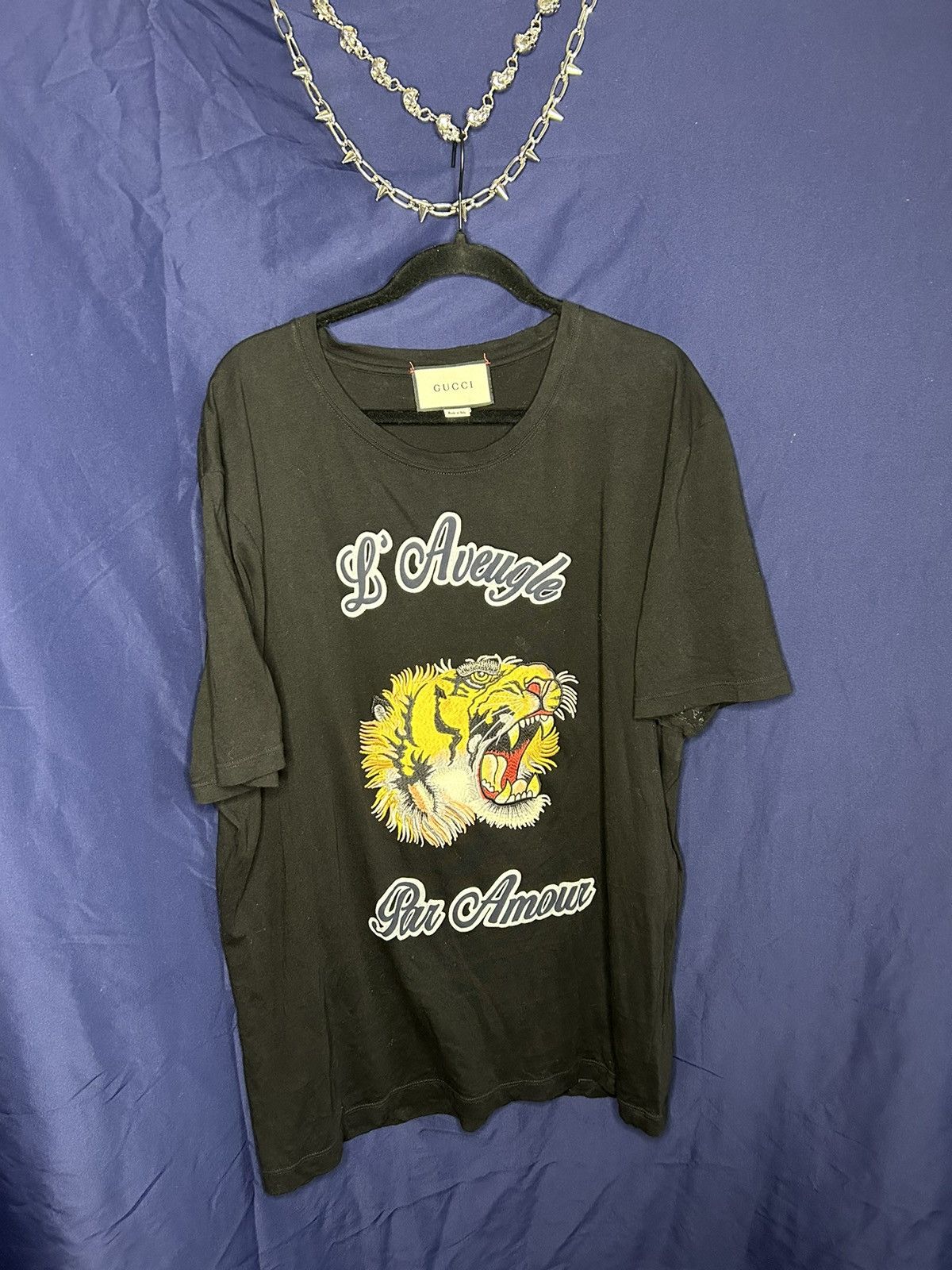 Tiger shirt gucci sales