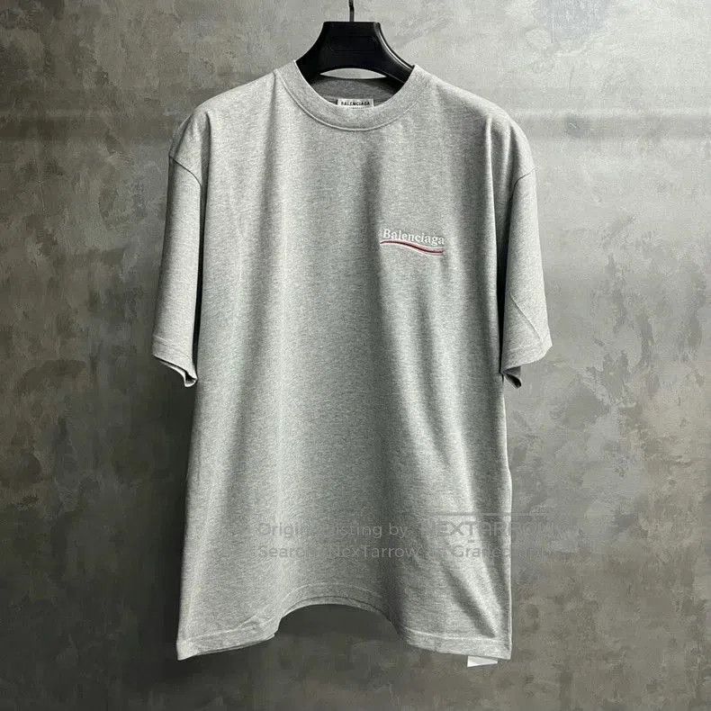 Balenciaga Balenciaga Gray Coke Logo Short Sleeve Tee. Size US M / EU 48-50 / 2 - 1 Thumbnail