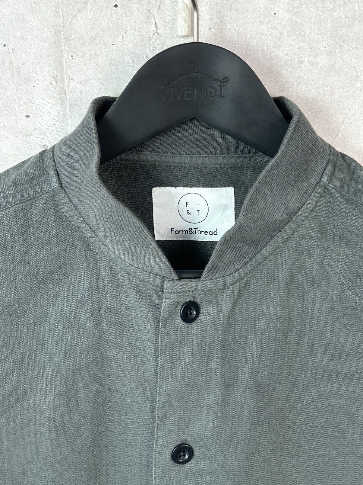 Other Form&Thread Stripped Grey Cotton Long Sleeve Bomber Jacket Size US L / EU 52-54 / 3 - 3 Thumbnail