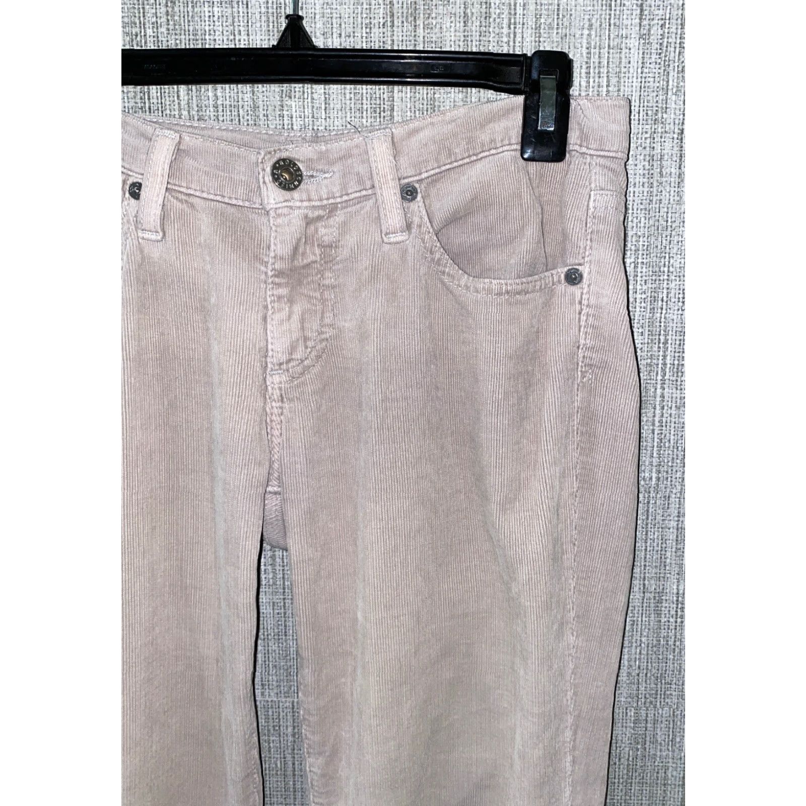 Vintage VINTAGE? No. Wait: The item is AG Adriano Goldschmied The Stevie Slim Straight Pants Beige 26R 28in Inseam Mens Cord Slim Straight. Size 26" / US 2 / IT 38 - 2 Thumbnail
