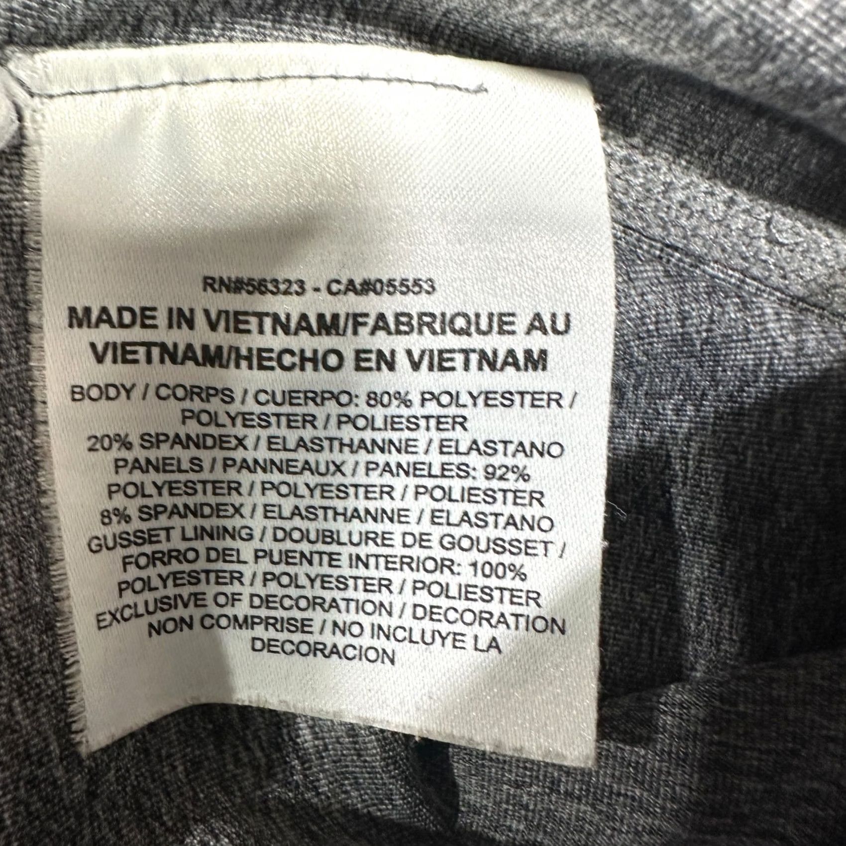 Nike Nike Pro Pants Womens XS Gray Stretch Compression Yoga Run Crop Dri Fit Size 26" / US 2 / IT 38 - 8 Thumbnail