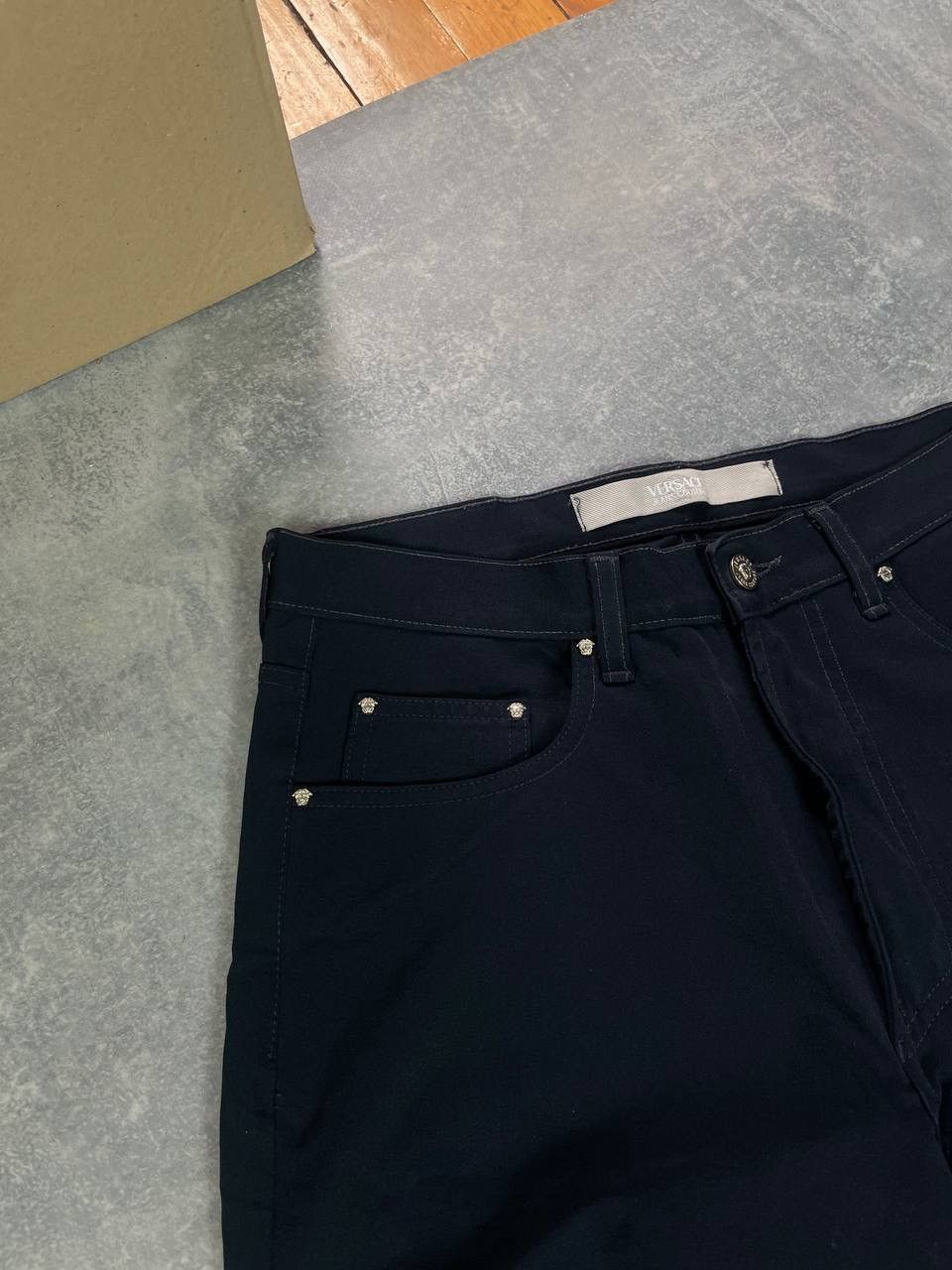 Versace Jeans Couture Vintage Versace Jeans Couture straight navy blue pants Size US 34 / EU 50 - 9 Thumbnail