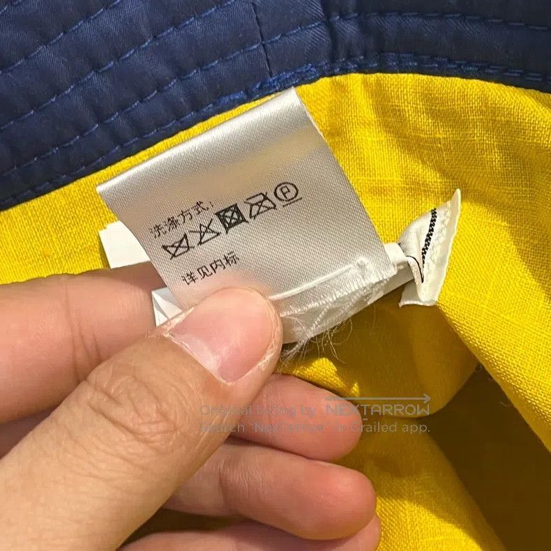 Hermes Hermes size 59 Blue robot smile fisherman hat Size ONE SIZE - 9 Thumbnail