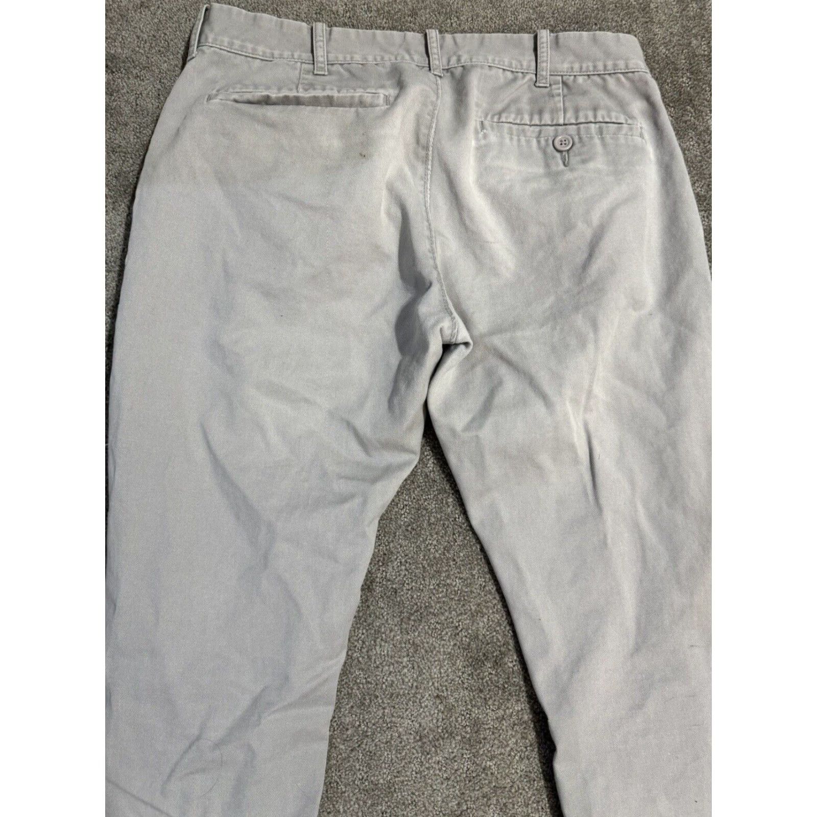 J.Crew J.Crew Slim Fit Chino Pants Adult 30x30 Gray Solid Button Zip Mens Size US 30 / EU 46 - 2 Thumbnail