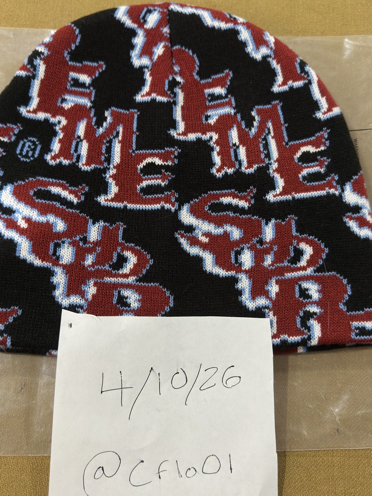 Supreme Supreme Slant Beanie Size ONE SIZE - 1 Thumbnail
