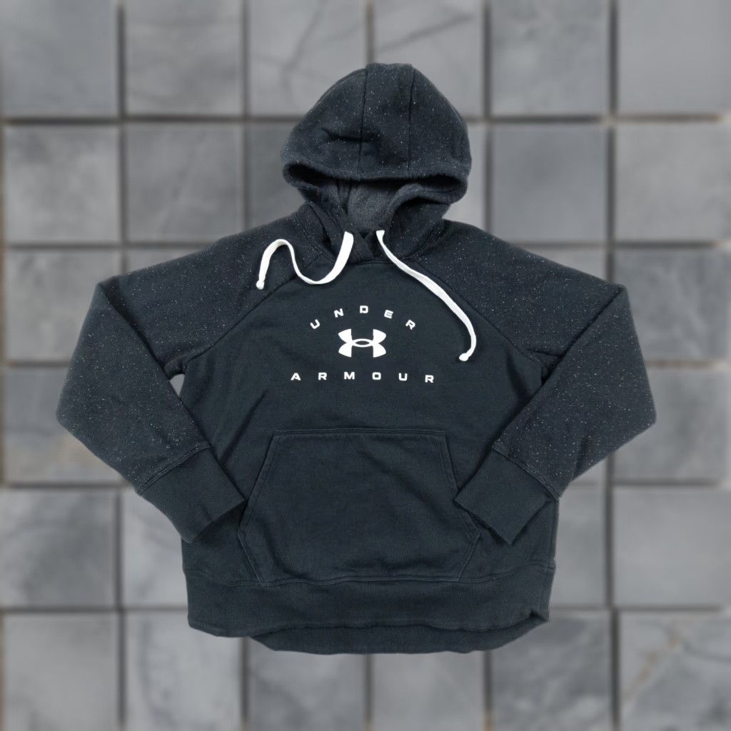 Under Armour Under Armour Women's Hoodie Sweatshirt - Pullover - Black - Size Small (S) - Fleece, Drawstring Hood, Logo - Casual Activewear Size S / US 4 / IT 40 - 1 Thumbnail
