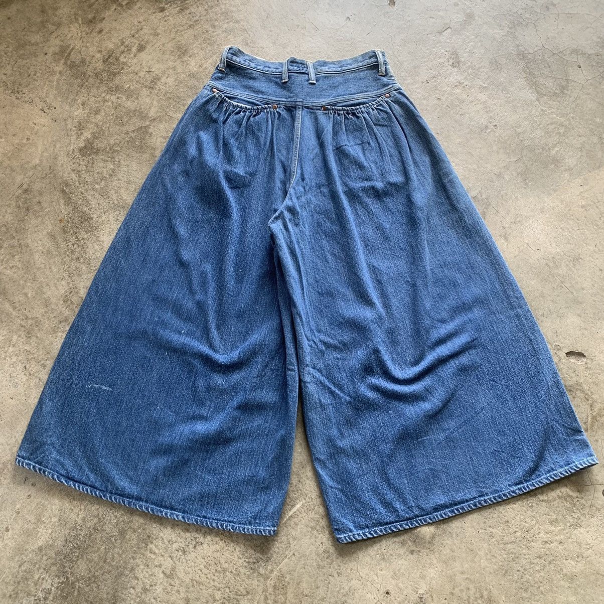 Kapital Kapital Super Wide Leg Vintage Jeans Size US 30 / EU 46 - 10 Thumbnail