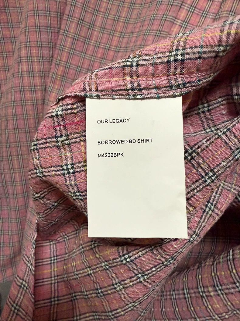 Our Legacy Our LegacyPink shirt Size US L / EU 52-54 / 3 - 5 Thumbnail