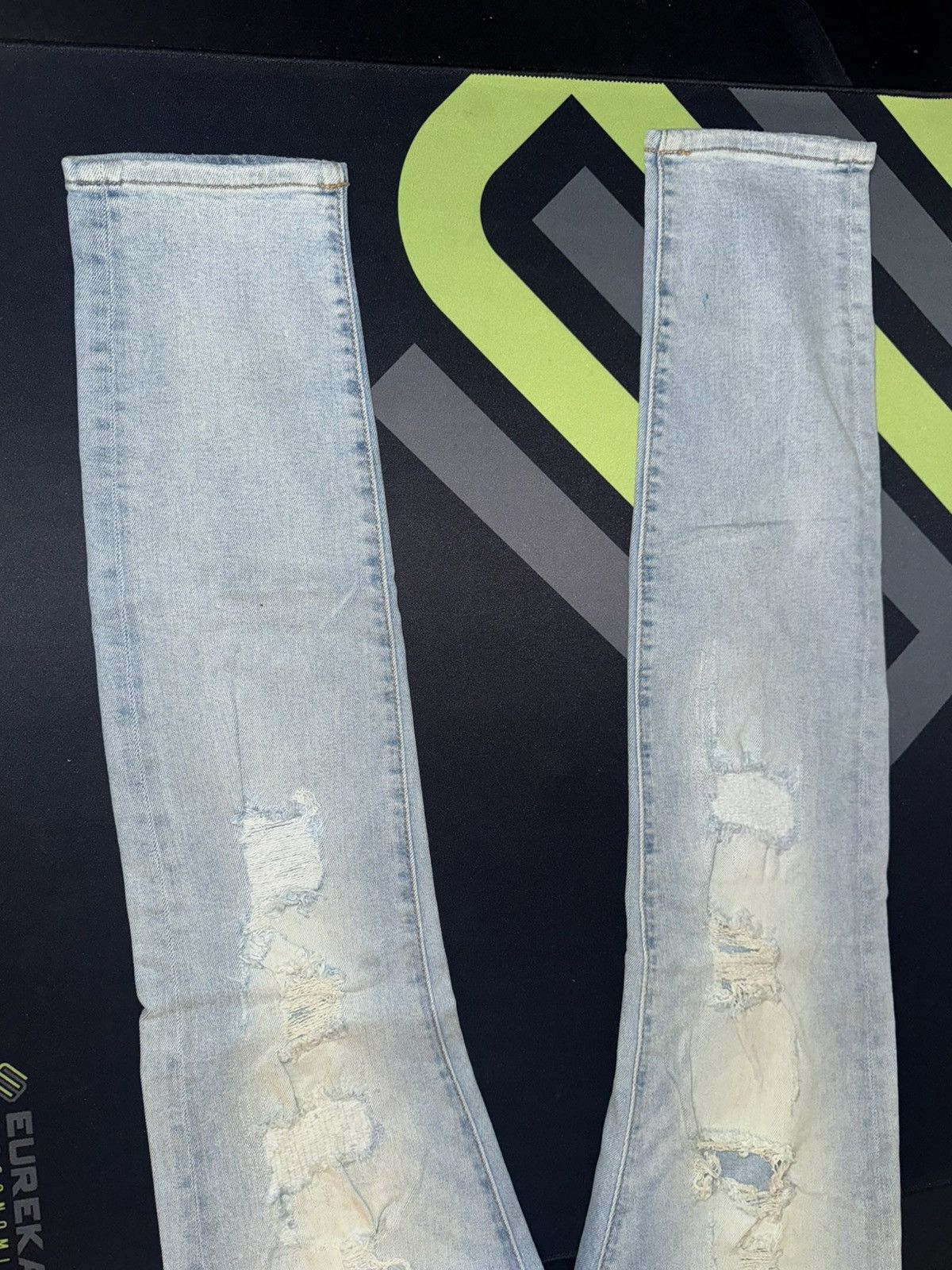 Other Men Blue Ripped Skinny Jeans Size US 29 - 8 Thumbnail