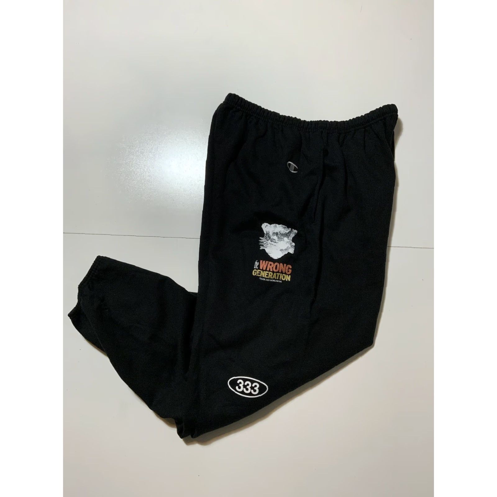 Champion Champion Sweatpants Men 2XL Black Fever 333 The Wrong Generation Hardcore Punk Rock Band Merch Size US 39 - 4 Thumbnail
