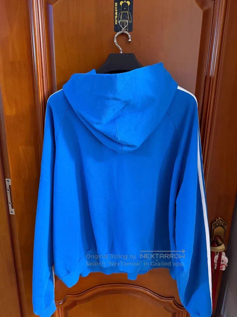Balenciaga Balenciaga Hooded Sweatshirt - Blue Size US L / EU 52-54 / 3 - 2 Thumbnail