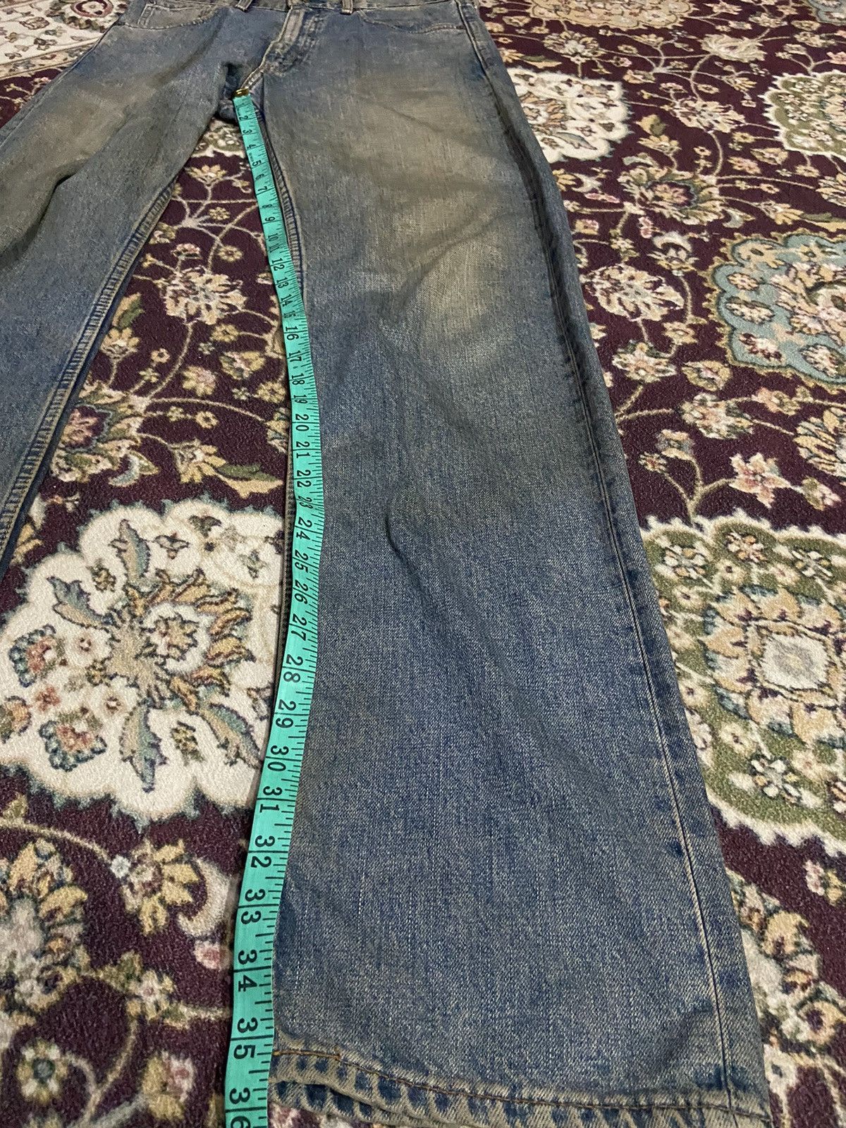 If Six Was Nine Vintage Levis 503 jeans red inside clothing flare Size US 32 / EU 48 - 17 Thumbnail