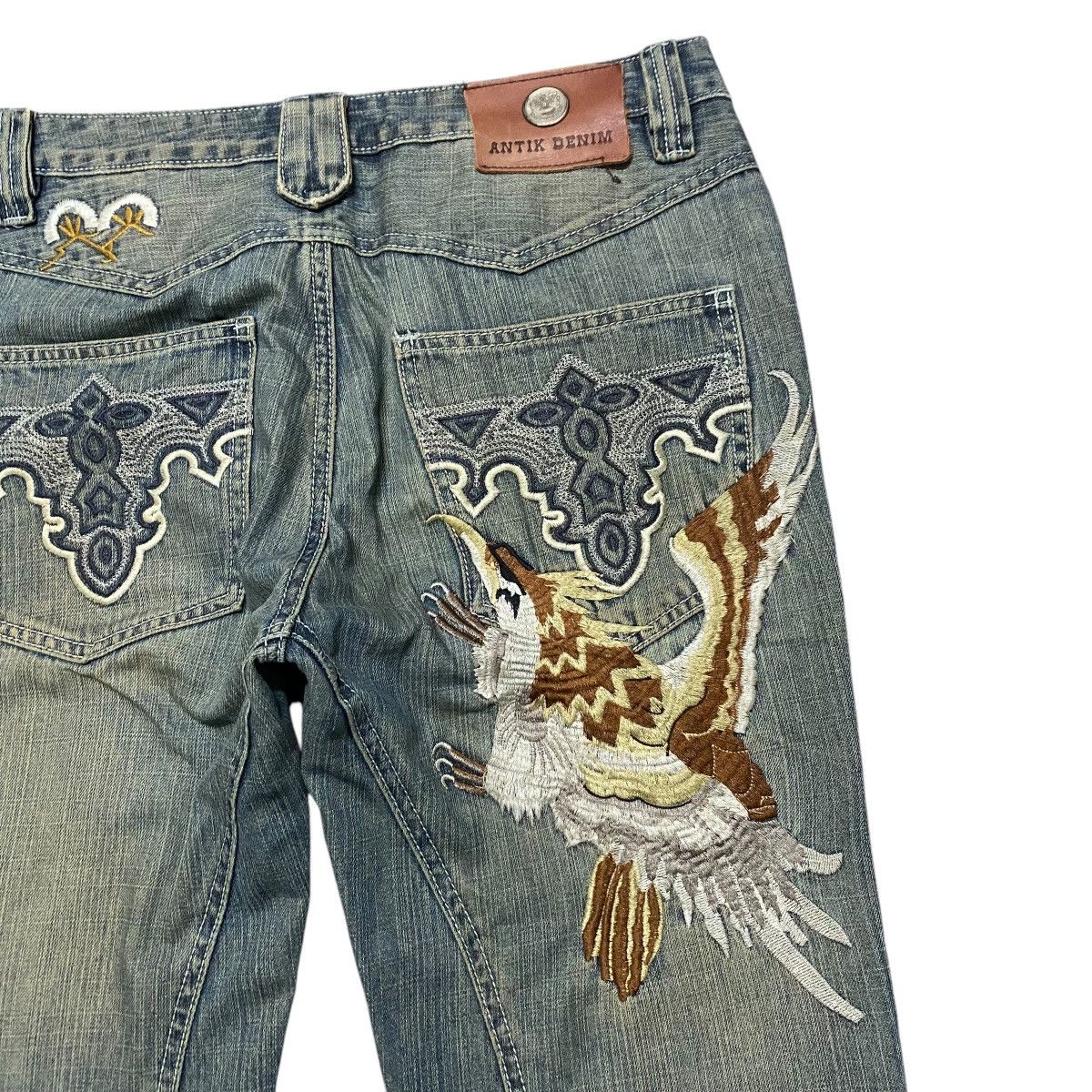 Antik Denim Vintage Antik Denim Embroidery Jeans Distressed Size US 34 / EU 50 - 12 Thumbnail