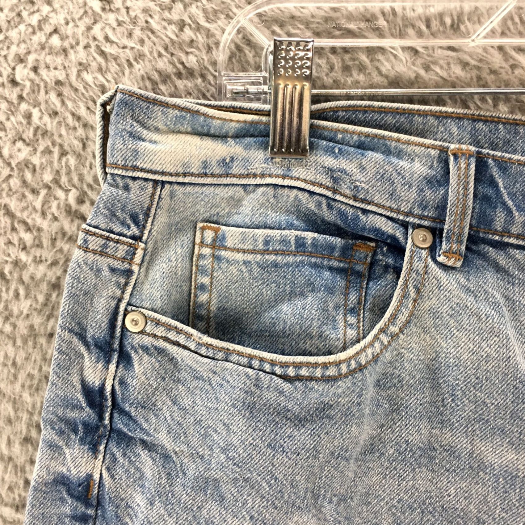 Banana Republic Banana Republic Jeans Womens 32 Blue Light Wash Straight 5 Pockets Size 24" / US 00 / IT 34 - 3 Thumbnail