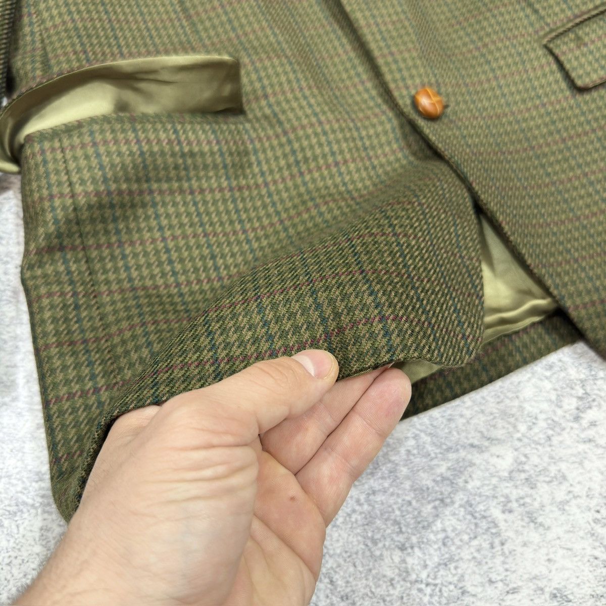 Vintage Vintage Wool Mens Blazer 48 size M Size 48R - 5 Thumbnail