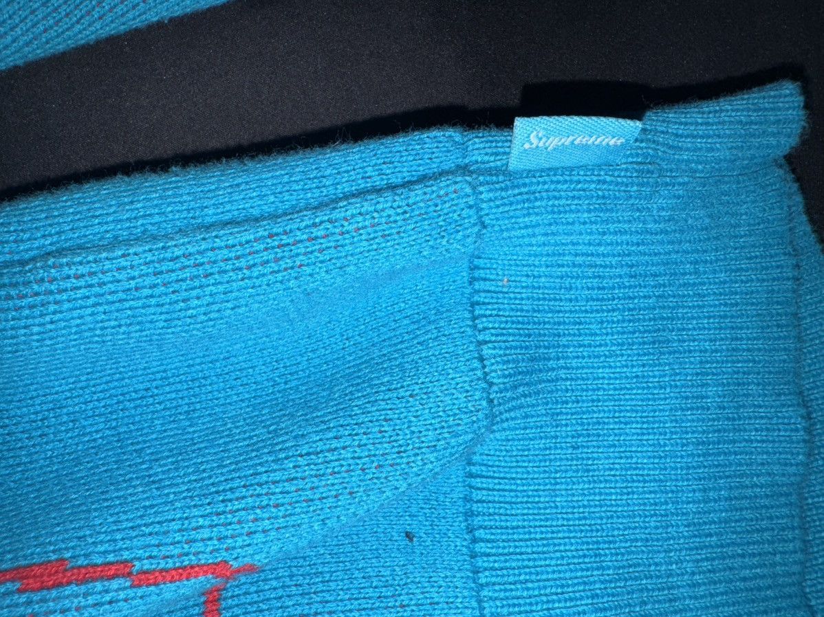 Supreme Supreme Aeon Flux Sweater Cyan Size US S / EU 44-46 / 1 - 3 Thumbnail