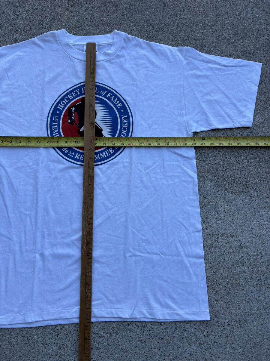 NHL Vintage 1990 Bulletin “Hockey Hall of Fame” T-Shirt Size XL Size US XL / EU 56 / 4 - 5 Thumbnail