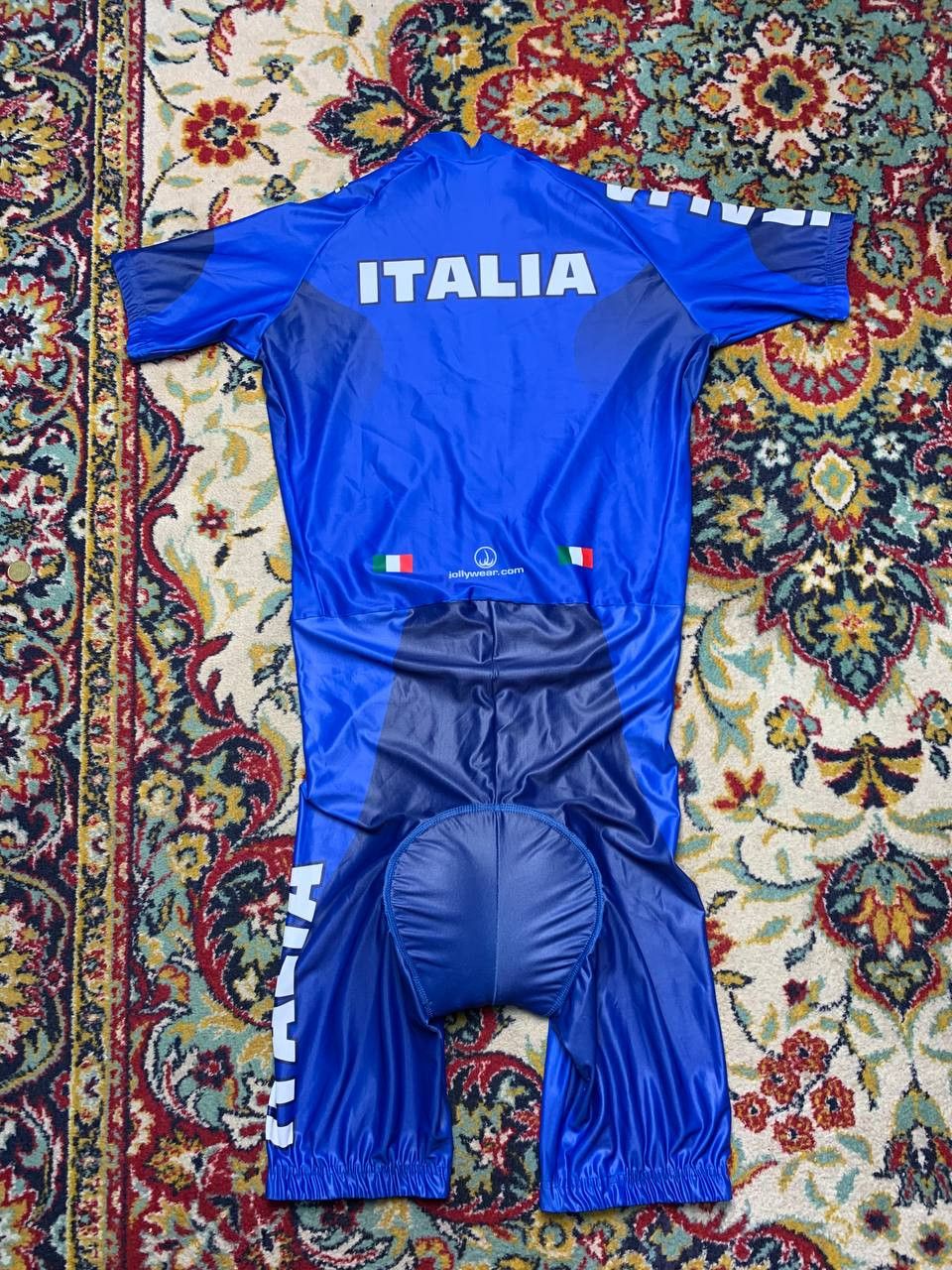 Bicycle JOLLYWEAR Cycling Skinsuit Italy size 2XL Size US XXL / EU 58 / 5 - 2 Thumbnail