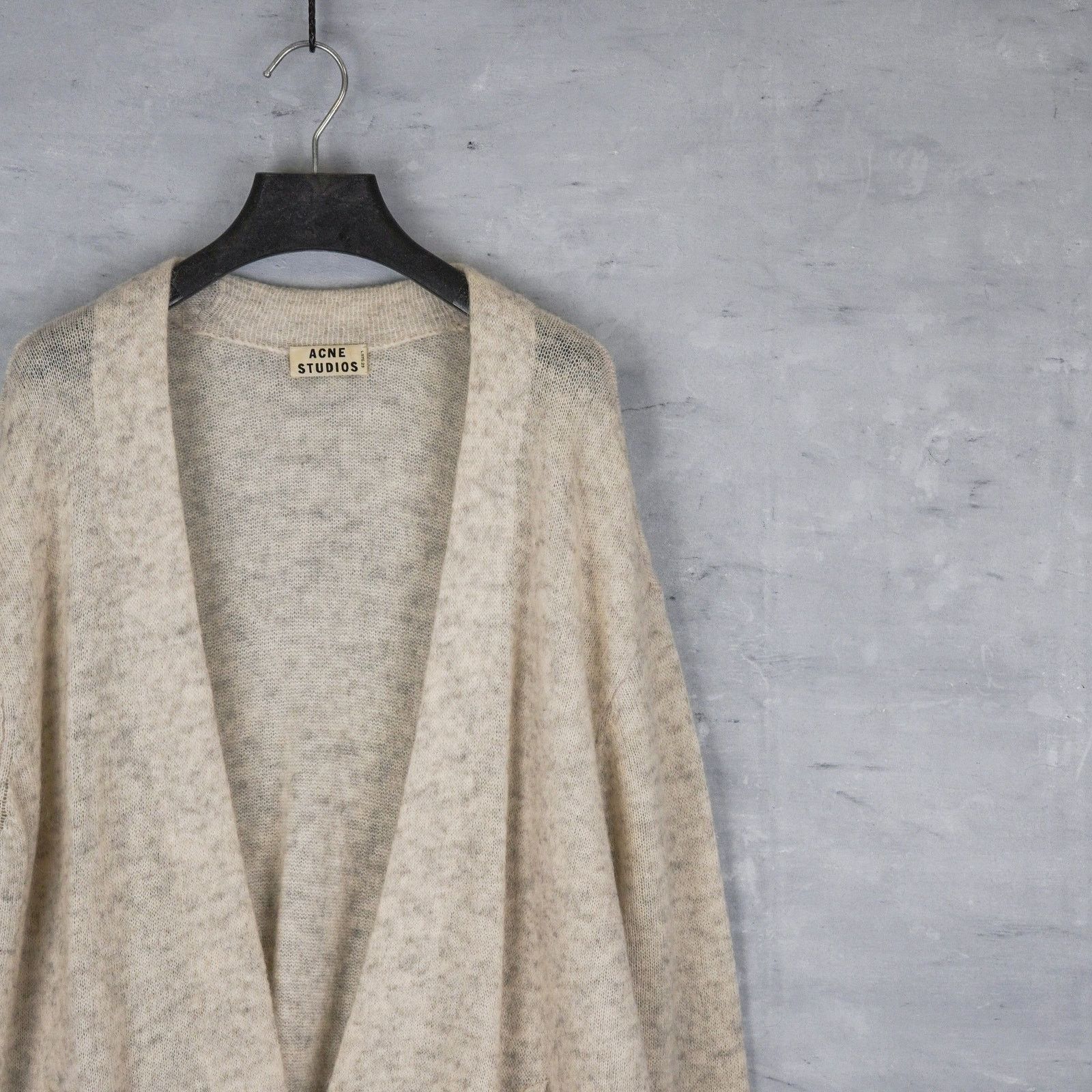Acne Studios Acne studios raya aw13 gray wool oversized cardigan sweater Size XXS / US 00 / IT 34 - 3 Thumbnail