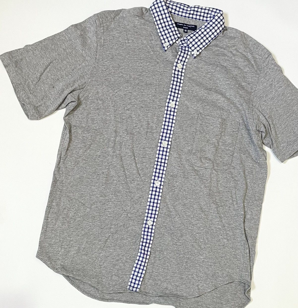 Comme des Garcons Cdg homme AD2008 hybrid checkered shirt Size US M / EU 48-50 / 2 - 4 Thumbnail