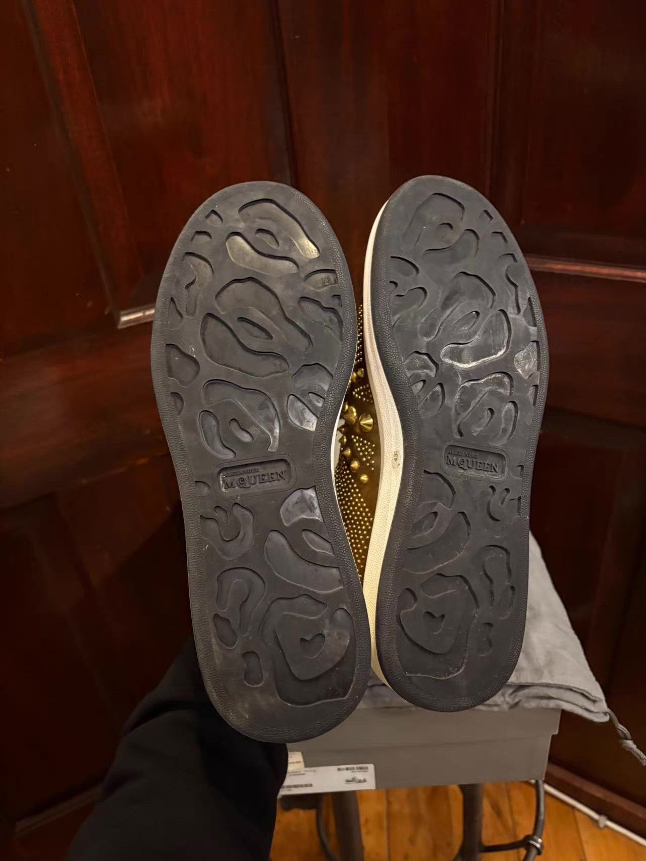 Alexander McQueen Alexander McQueen 16FW Studded Platform Sneakers Ｑ25 Size US 7 / EU 40 - 2 Thumbnail