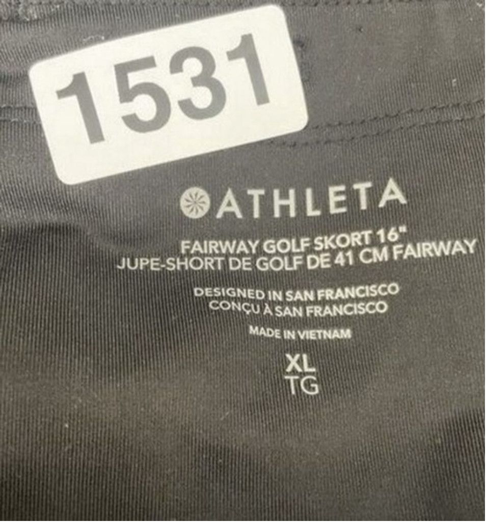 Athleta Athleta Lined Fairway Golf Skort 16" Skirt Shorts Women XL Size 35" - 2 Thumbnail