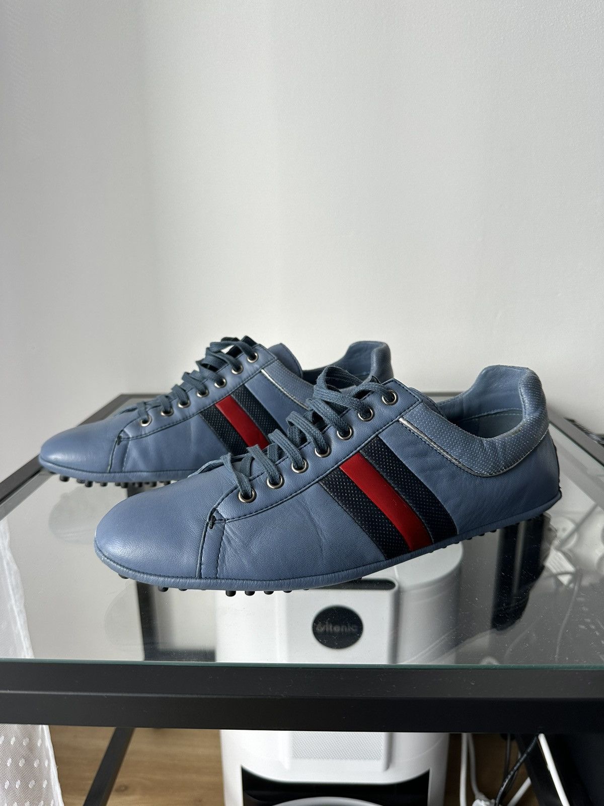 Gucci GUCCI Driver lace up leather sneakers Europe Exclusive Size US 11 / EU 44 - 1 Thumbnail