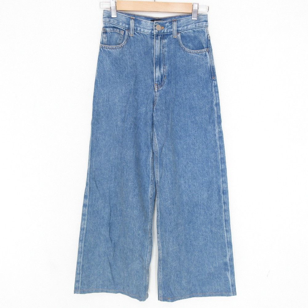 Theory Theory Theory RELAXED DENIM HW WIDE JEAN denim pants Textile Jeans DUTY FREE for USA Size ONE SIZE - 1 Thumbnail