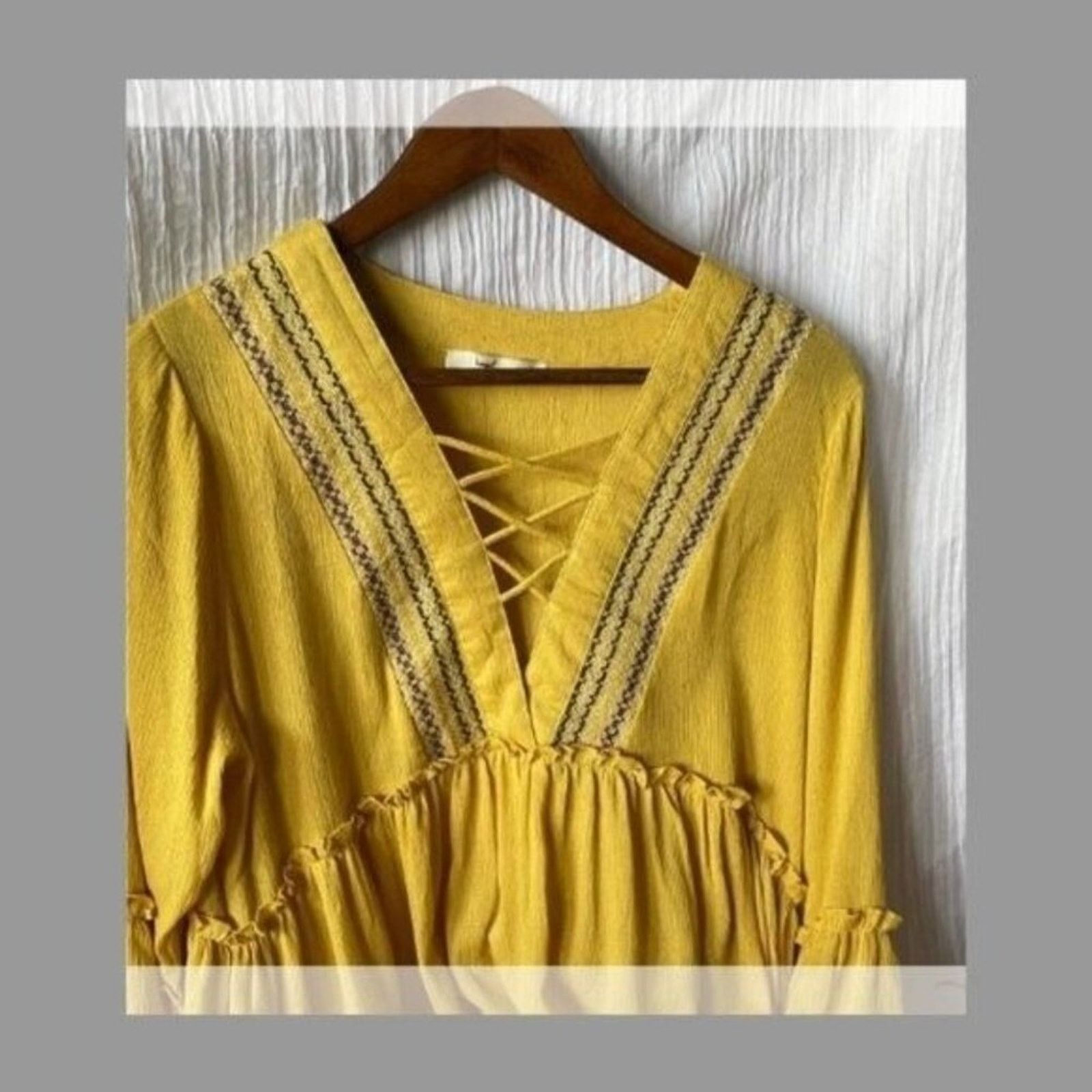 Other Hazel Marigold Cover-up Bell Sleeves Women's Medium NWT Size ONE SIZE - 2 Thumbnail