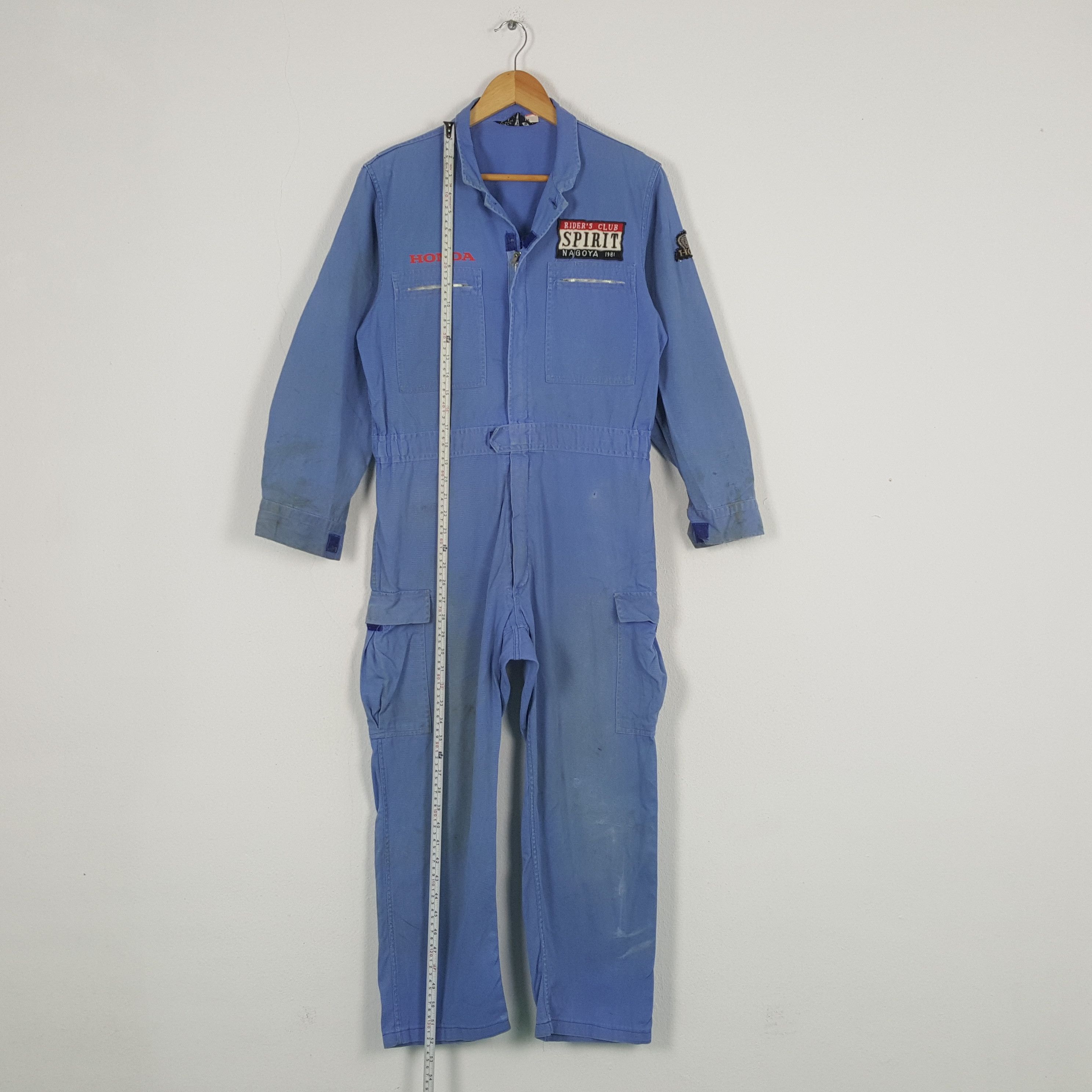Japanese Brand × Vintage Vintage HONDA Japan Motorsport Coverall Jacket C288N11 Size US S / EU 44-46 / 1 - 7 Thumbnail