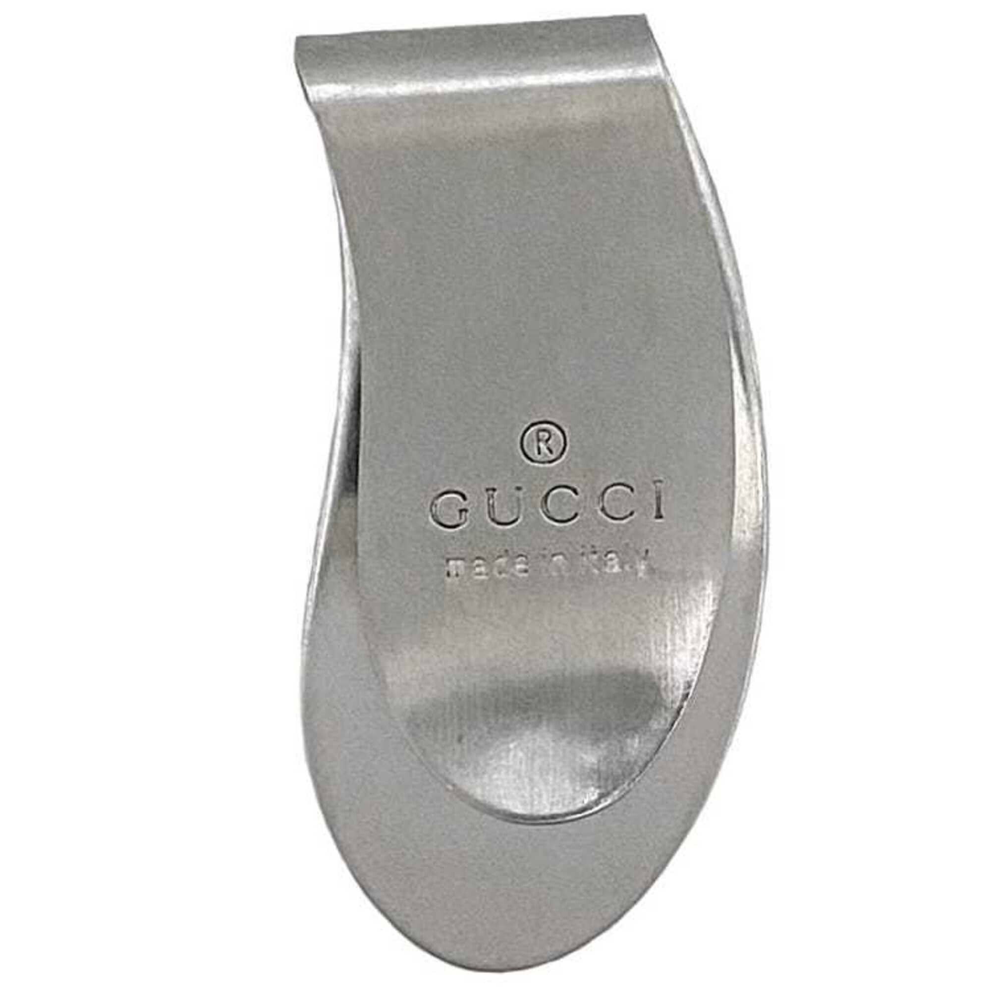 Gucci Unisex Microguccissima GG Black Money Clip Wallet
