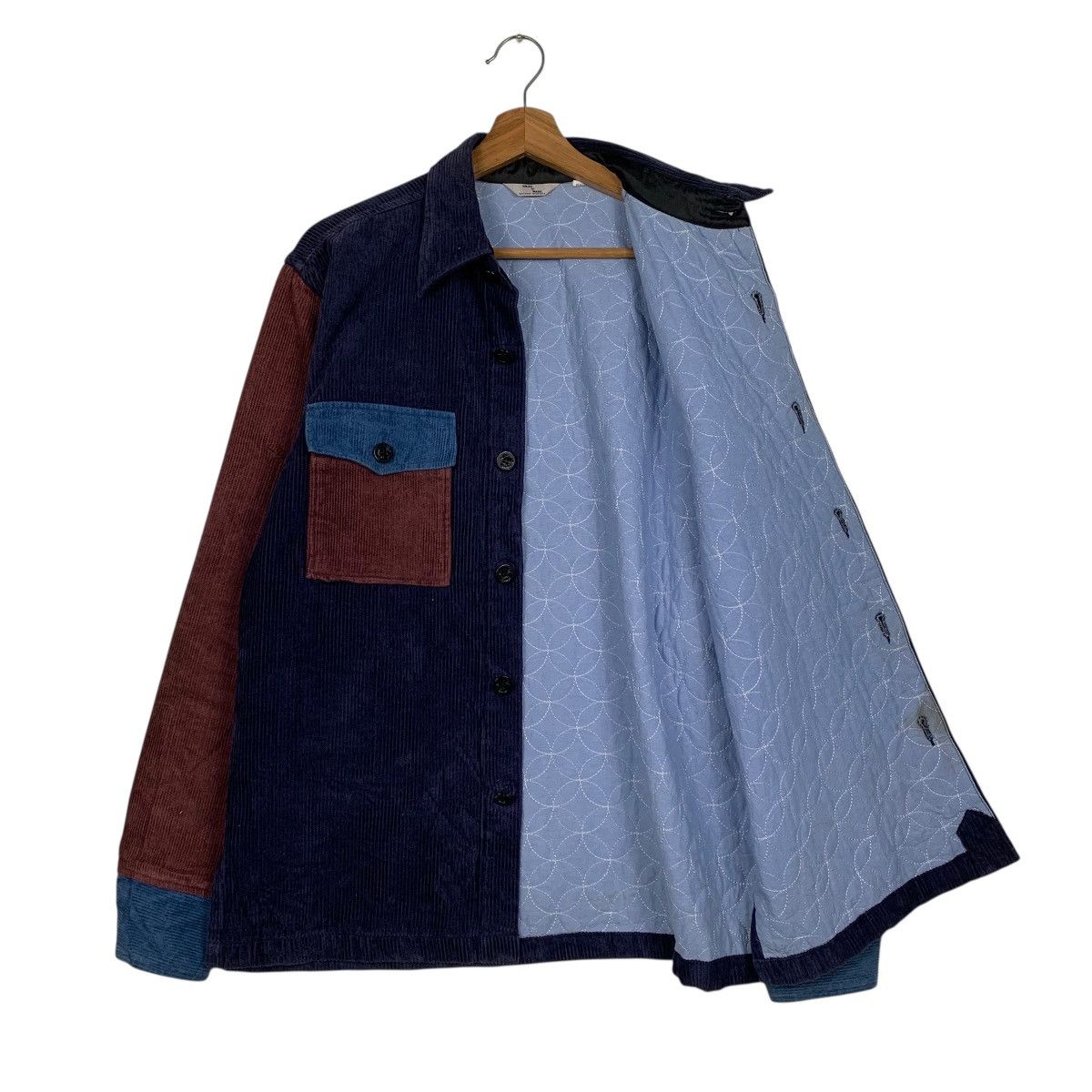 Japanese Brand Wash N Make Multicolor Corduroy Jacket Size US M / EU 48-50 / 2 - 9 Thumbnail