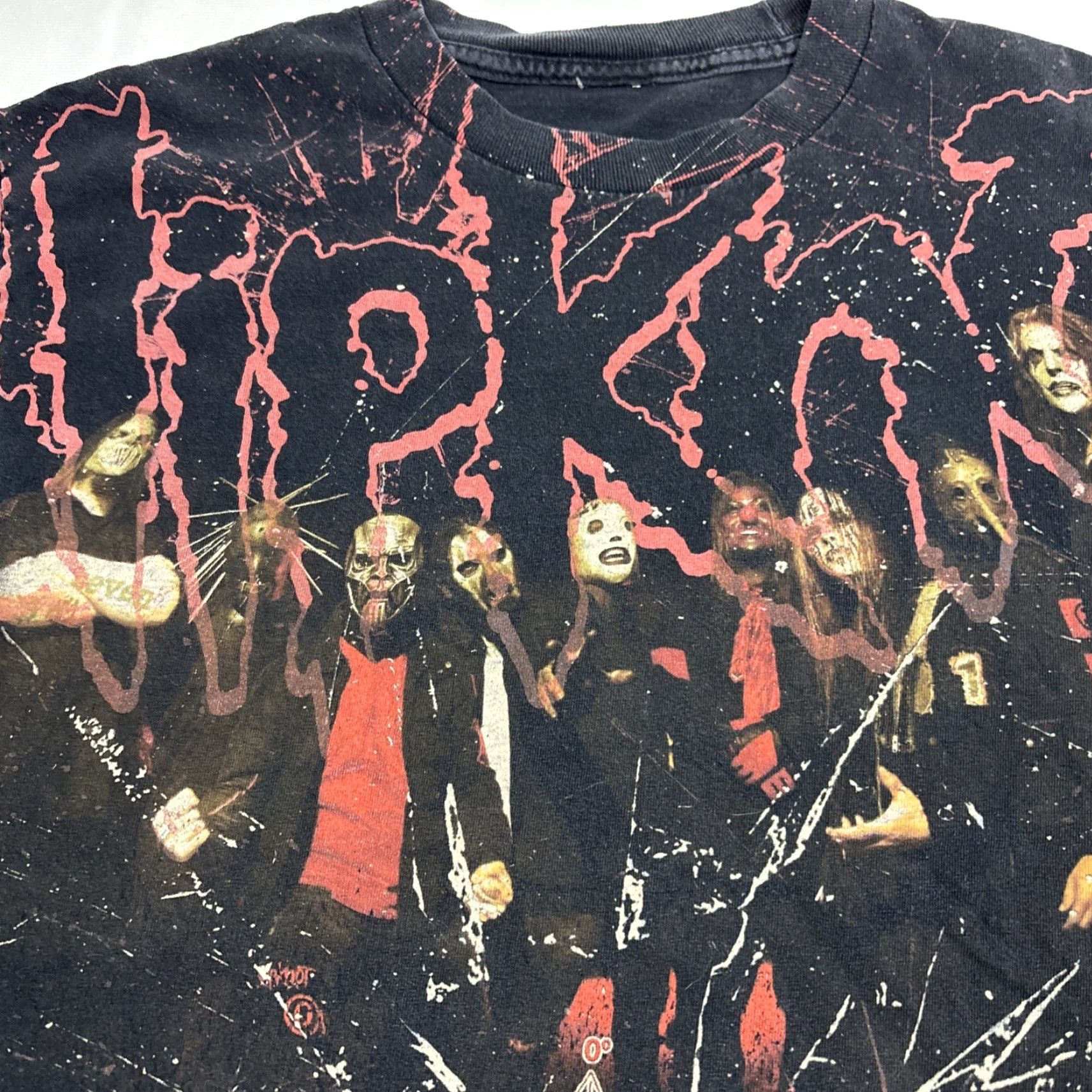 Vintage VINTAGE Slipknot T-Shirt Black Crew Neck Short Sleeve Men M Graphic Print 90s Music Size US M / EU 48-50 / 2 - 3 Thumbnail