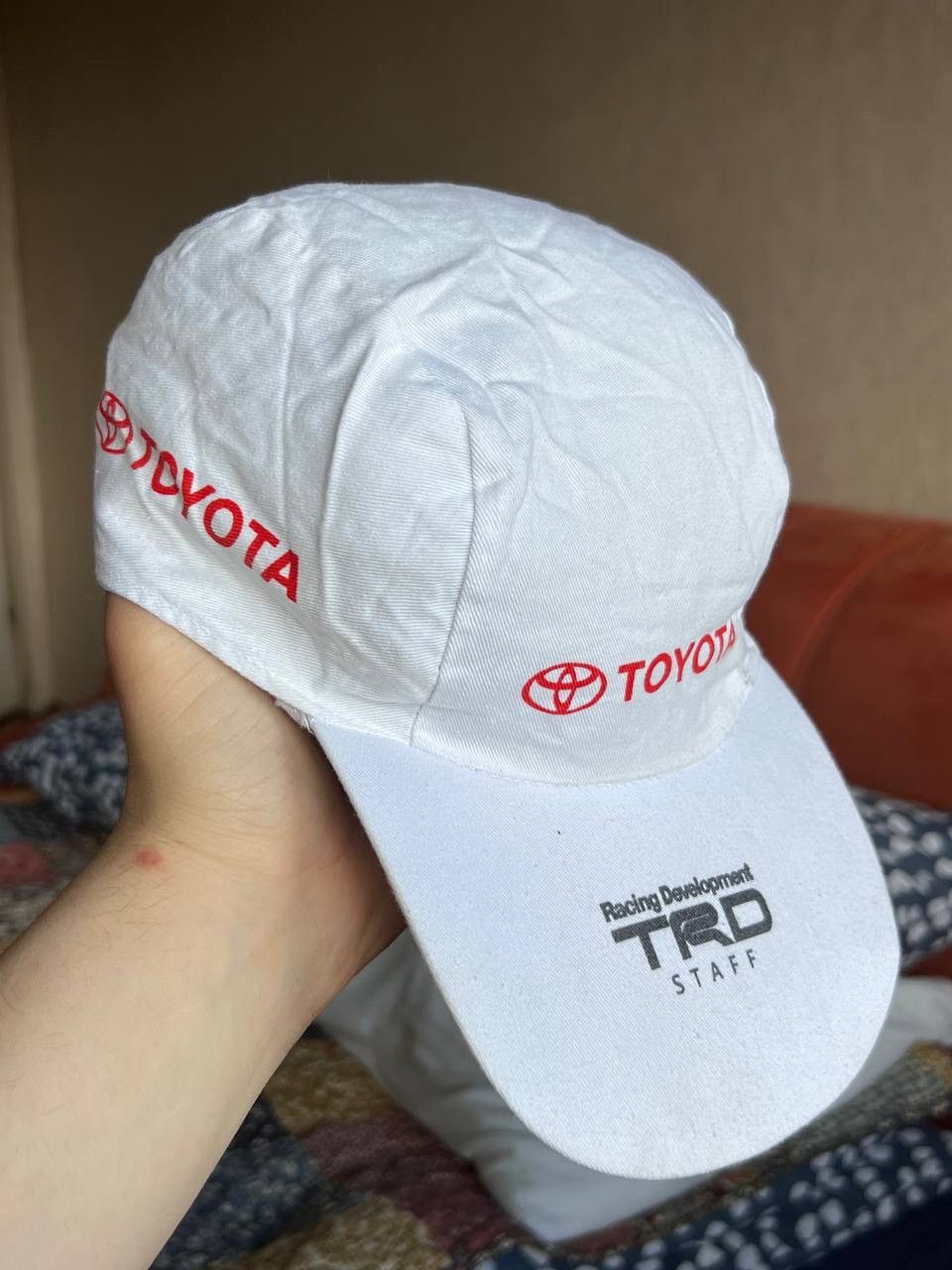 Japanese Brand × Vintage Vintage Toyota Cap Hat TRD Staff Toyota Racing Development Size ONE SIZE - 9 Thumbnail