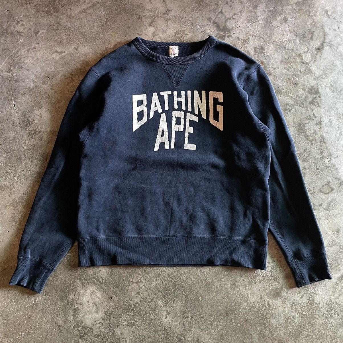 Bape × Vintage Vintage Bathing Ape Crewneck Size US M / EU 48-50 / 2 - 1 Thumbnail