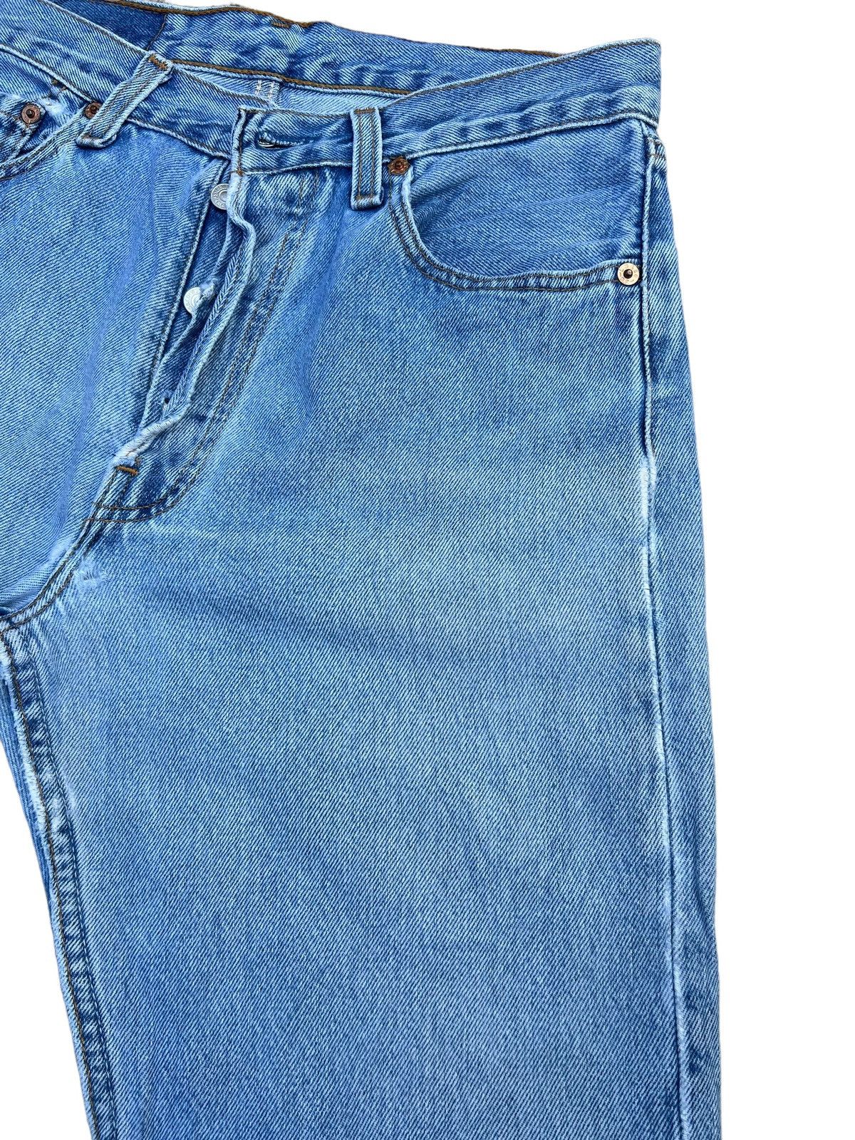 Levi's Vintage 1997 Levi’s 501 Usa Distressed Fade Blue Denim Jeans Size US 29 - 10 Thumbnail