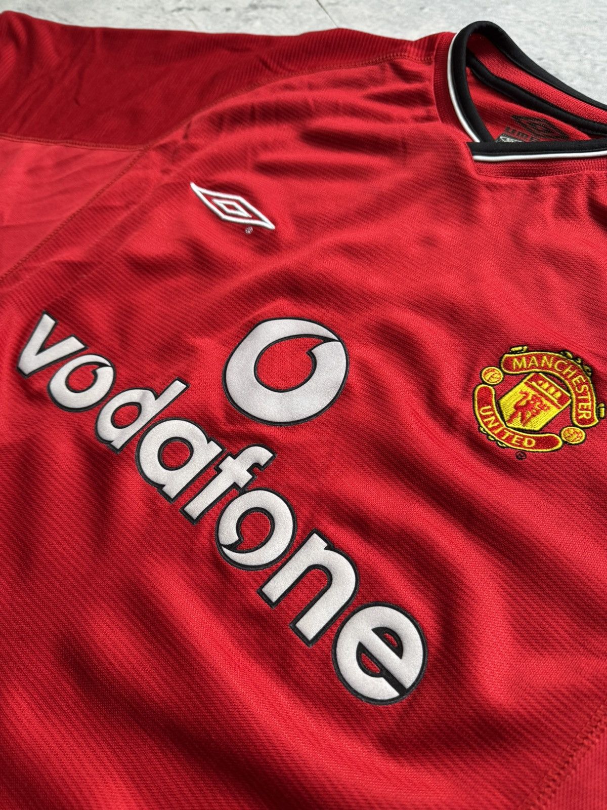 Umbro × Vintage Umbro Manchester United vintage jersey tee Size US L / EU 52-54 / 3 - 3 Thumbnail