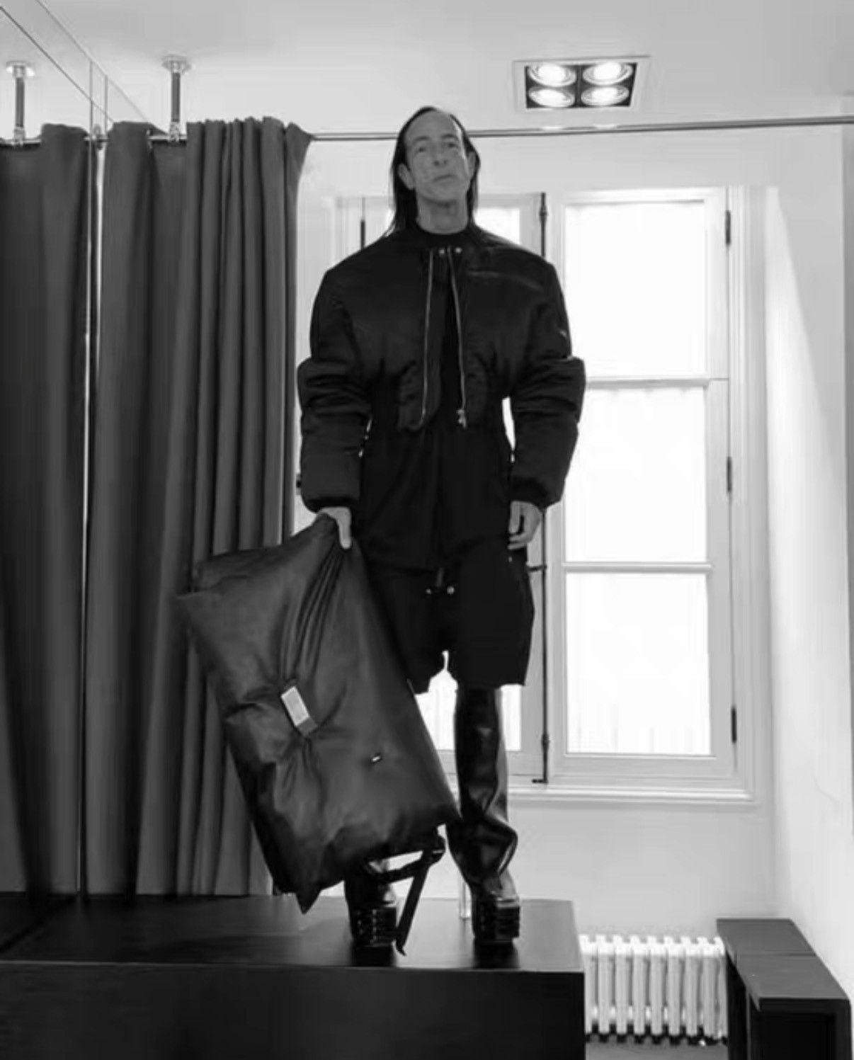 Rick Owens Rick Owens 22FW Waist Corset Panel Down Jacket Size US M / EU 48-50 / 2 - 8 Thumbnail