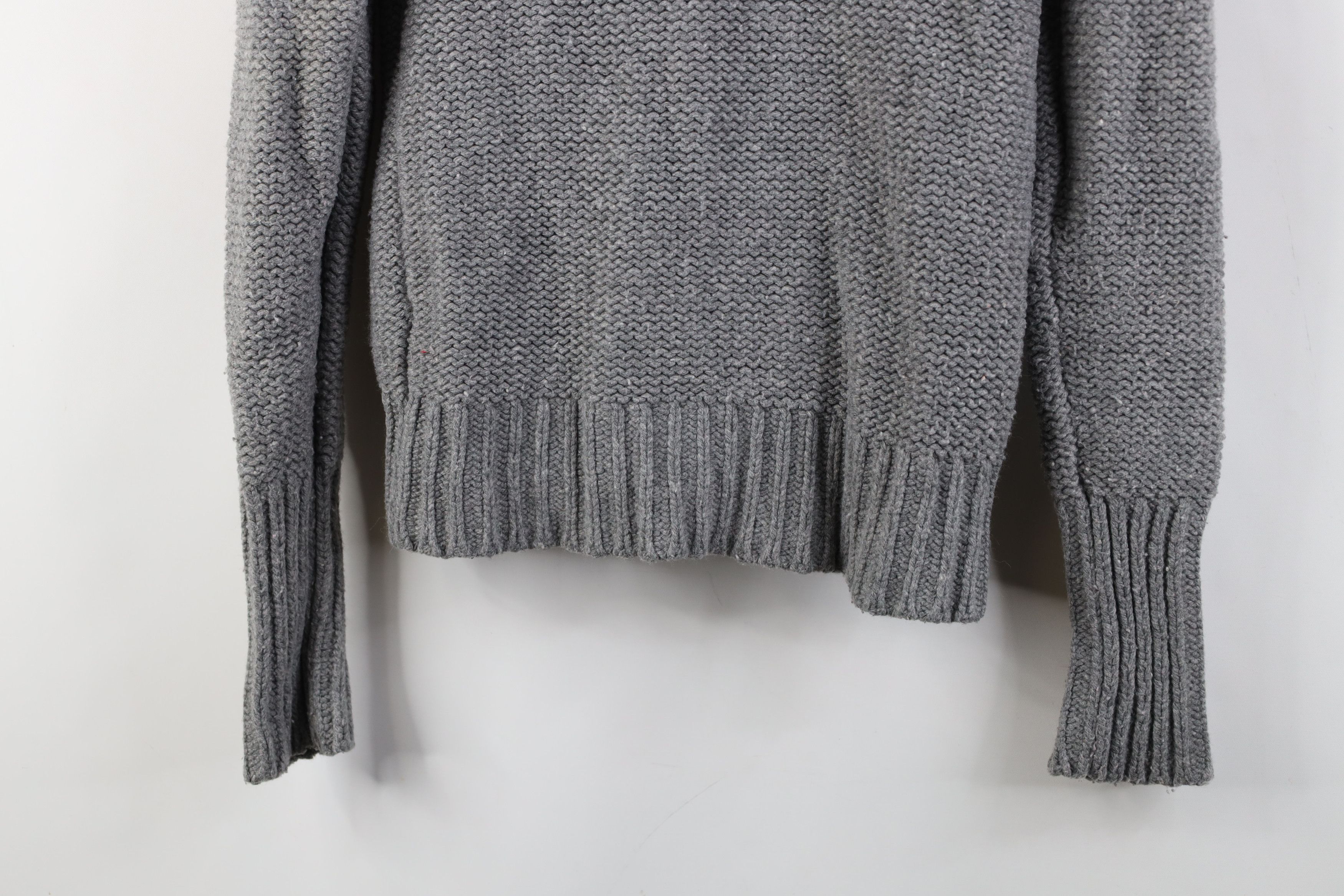 American Eagle Outfitters Vintage Y2K American Eagle Wool Chunky Knit Cardigan Sweater Size M / US 6-8 / IT 42-44 - 13 Thumbnail
