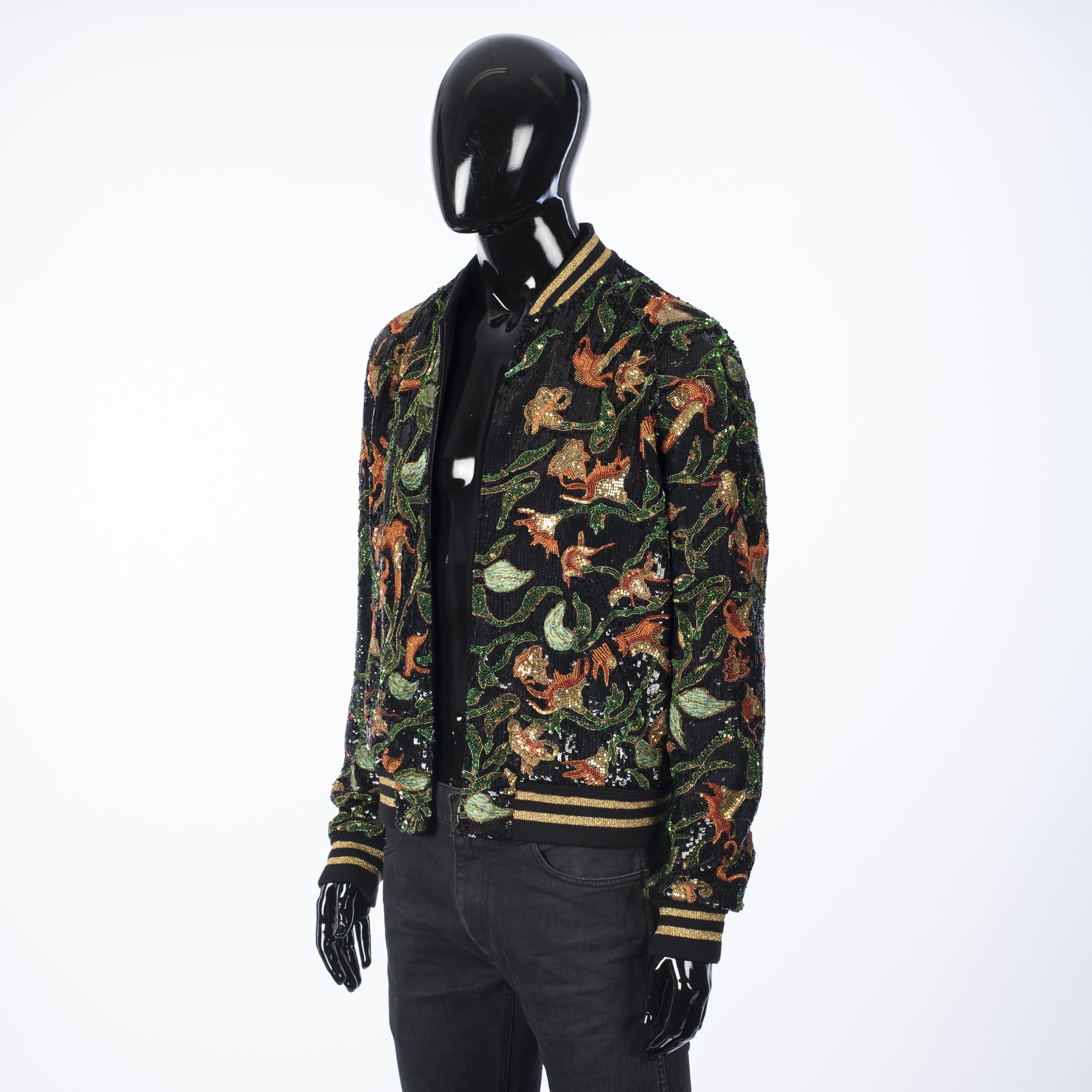Celine Teddy Jacket With Angels Trumpets Sequins Embroidery Size US M / EU 48-50 / 2 - 2 Thumbnail