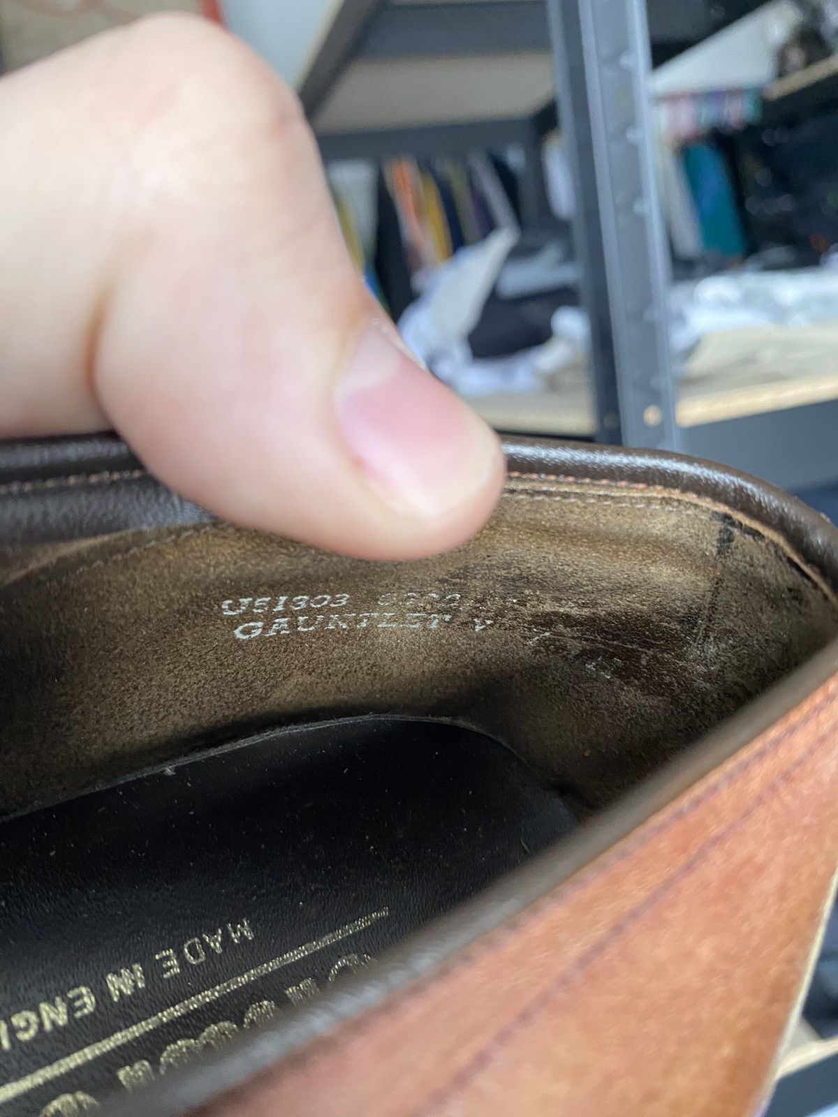 Church's 🔥Church's Vintage Brown Calf Leather Derby Shoes Handcrafted Size US 8 / EU 41 - 7 Thumbnail