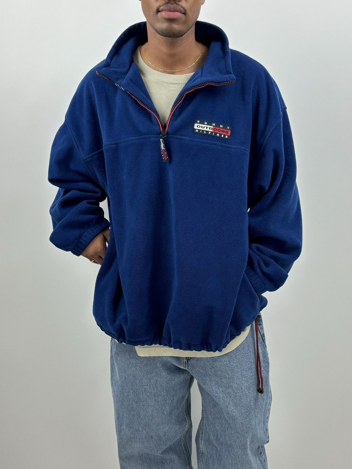 Tommy Hilfiger vintage 90s TOMMY HILFIGER OUTDDORS EXPEDITION fleece jacket Size US XXL / EU 58 / 5 - 4 Thumbnail