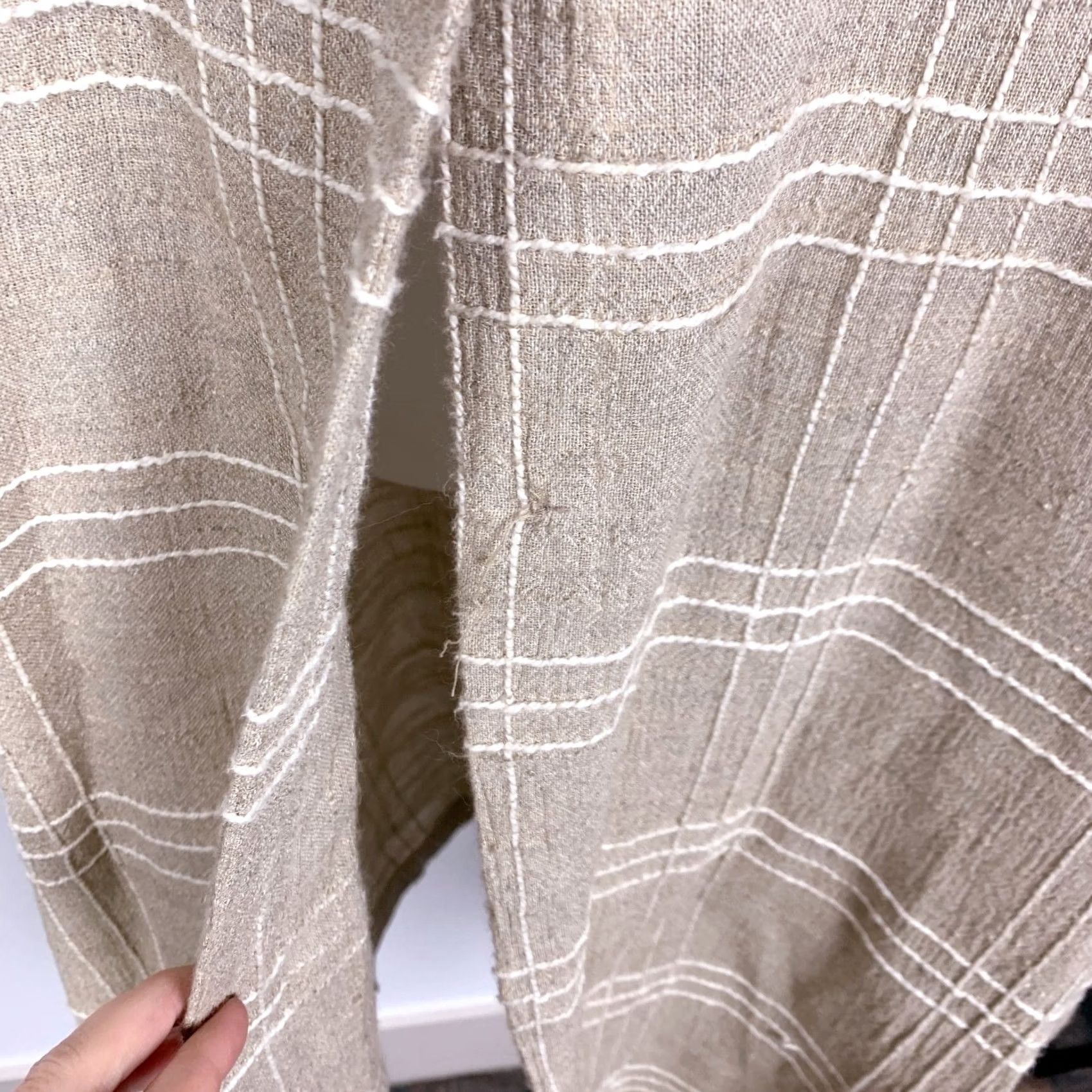 Vintage VINTAGE Santa Cruz Sportswear Cotton Rayon Oversized Lagenlook Dress Tunic XL Shirt Dress Womens Brown Size XL / US 12-14 / IT 48-50 - 3 Thumbnail
