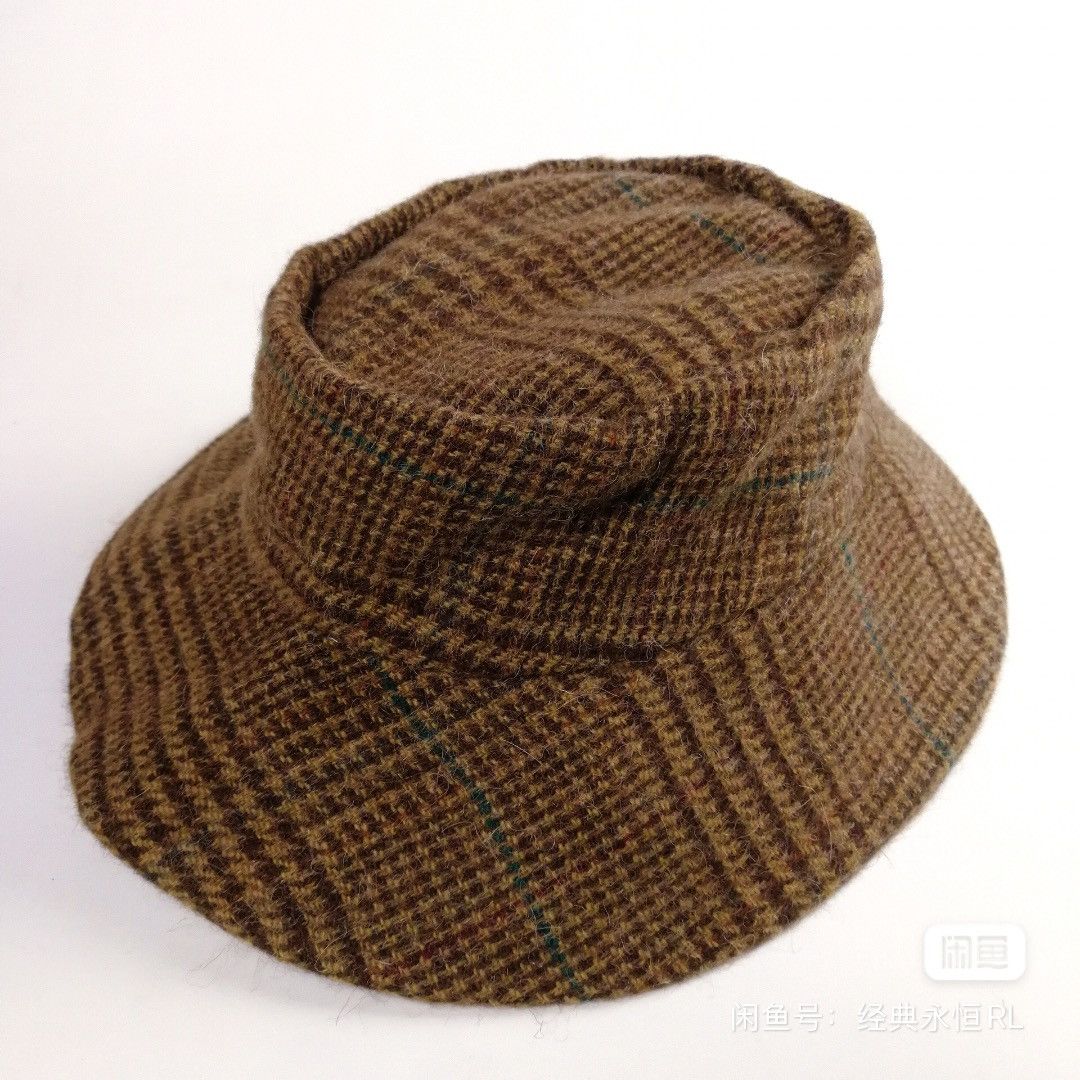Ralph Lauren × Rugby Ralph Lauren Ralph Lauren Rugby Wool Tweed Bucket Fisherman Hat Cap Size ONE SIZE - 1 Thumbnail