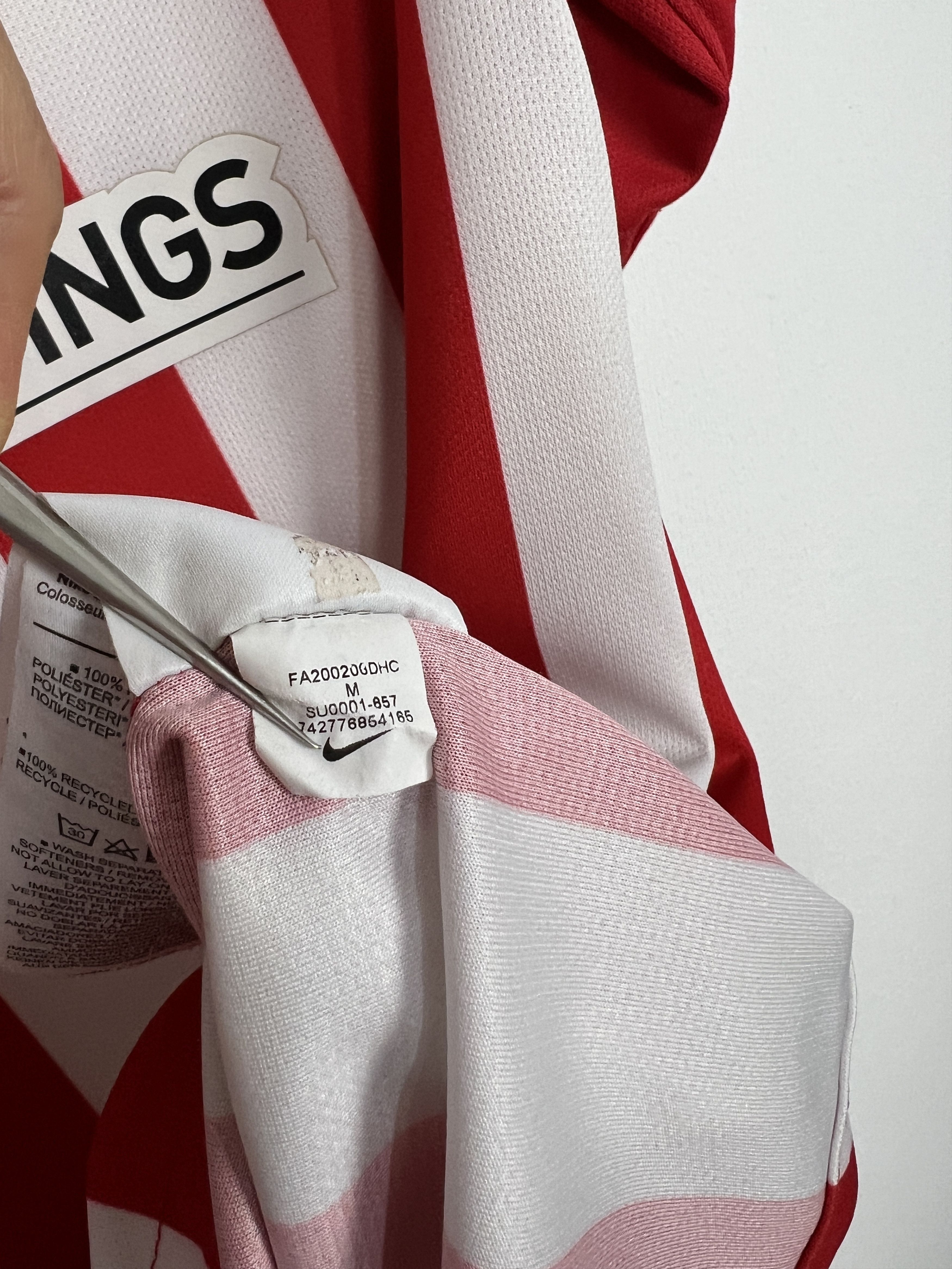 Nike Sunderland football shirt 2020 Soccer Nike Jersey Trikot Size US M / EU 48-50 / 2 - 8 Thumbnail