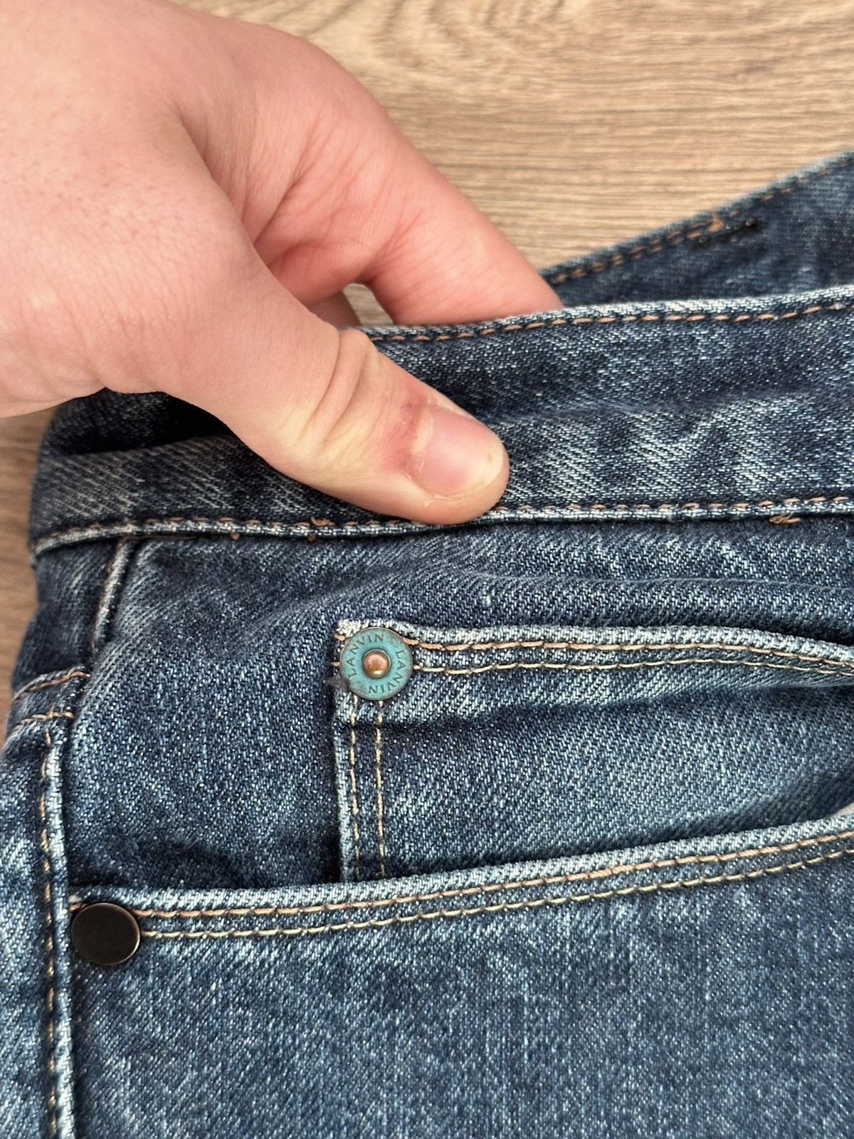 Lanvin 🔥VINTAGE LANVIN DENIM JEANS🔥 Size US 32 / EU 48 - 12 Thumbnail