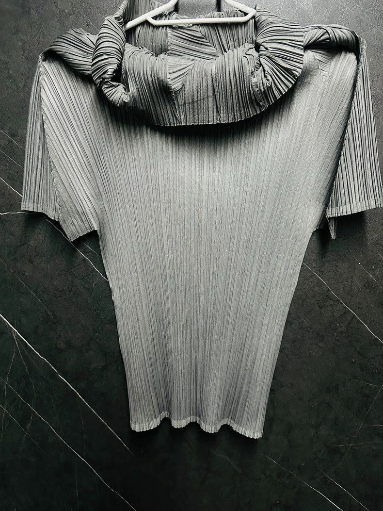 Issey Miyake Issey Miyake Pleated Petal Collar Top - dmc Size US S / EU 44-46 / 1 - 1 Thumbnail